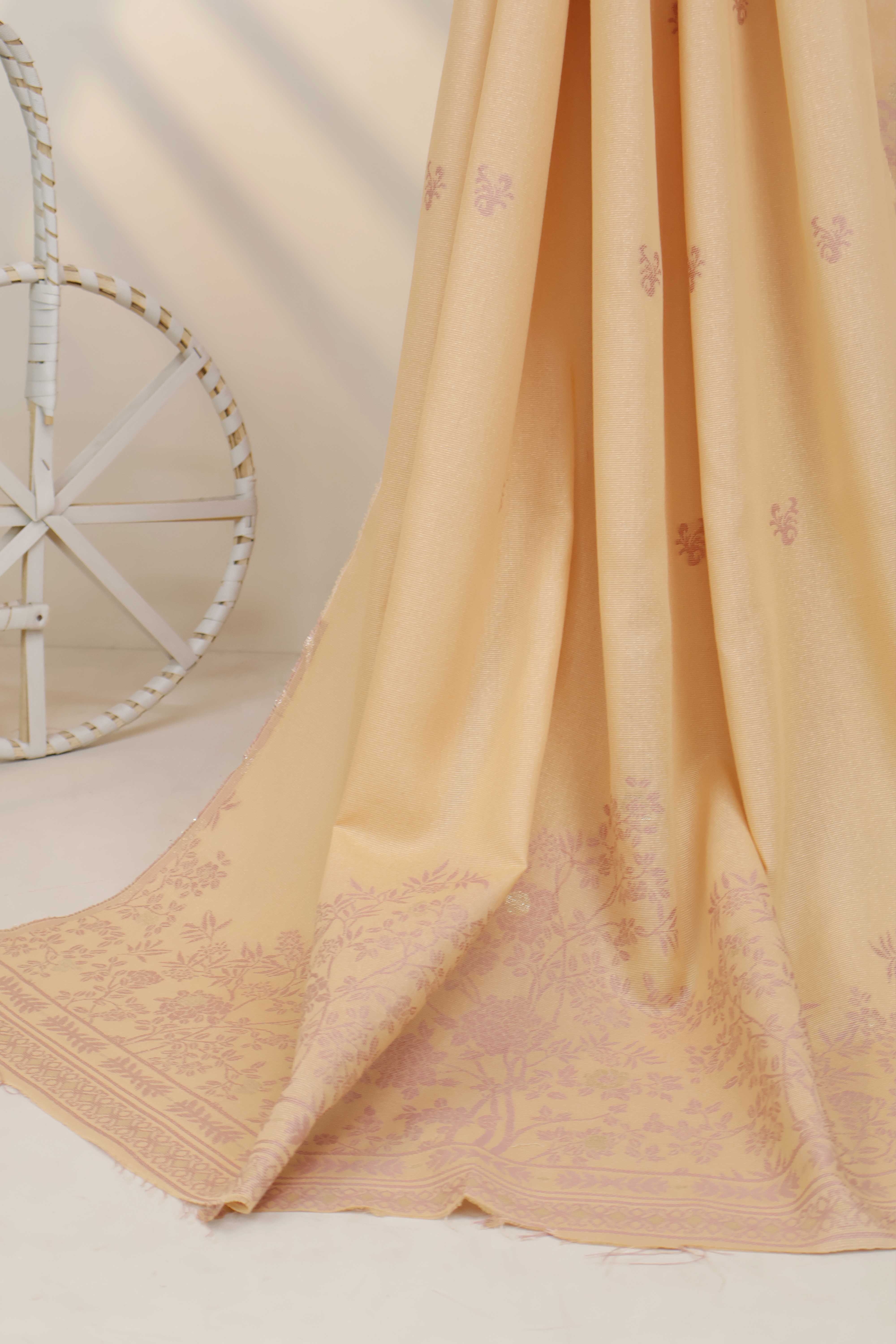 3Piece-Lawn Karandi Jacquard Suit KV8WR01 - Image 5