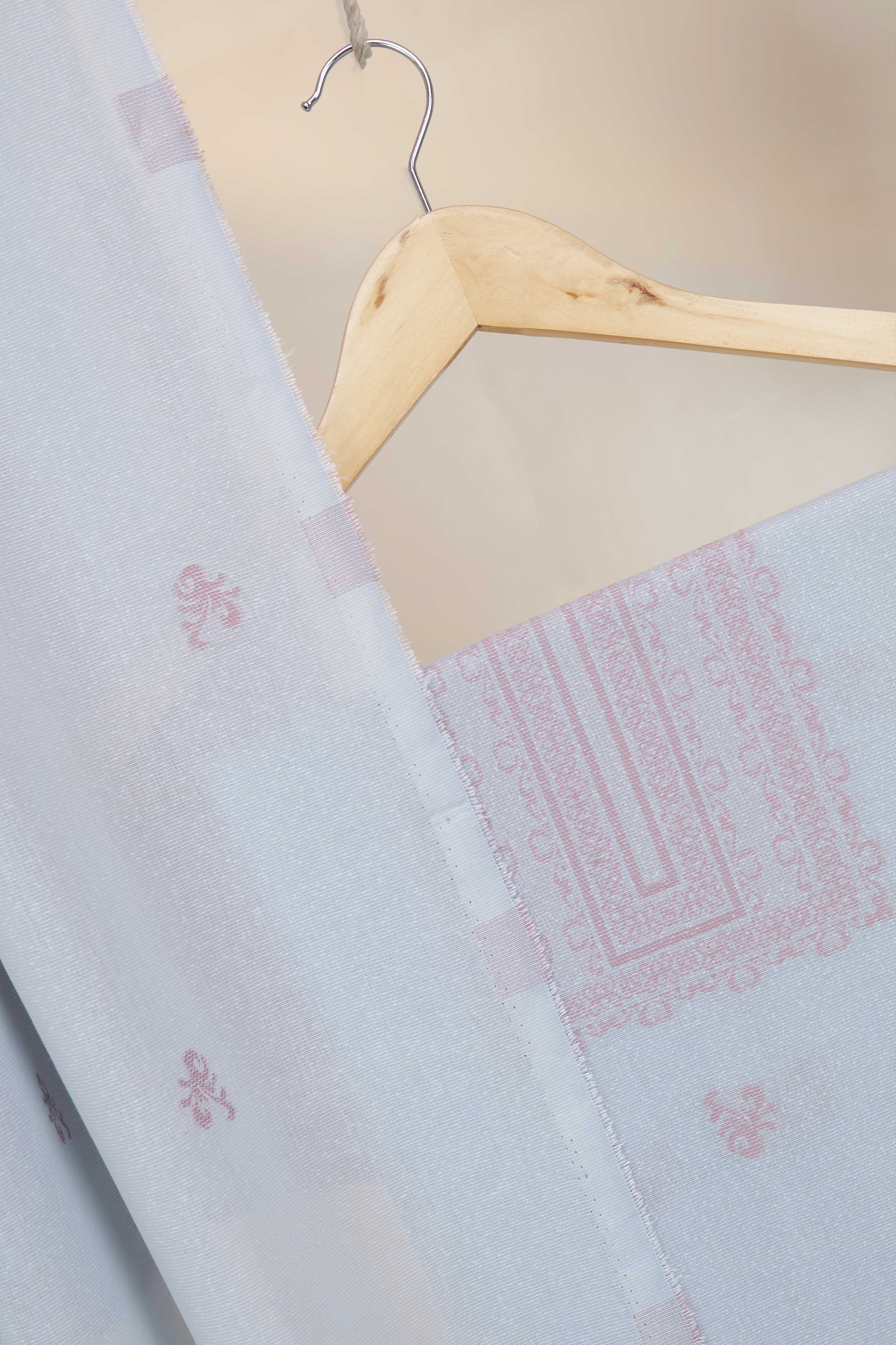 3Piece-Lawn Karandi Jacquard Suit KV8WR02 - Image 5