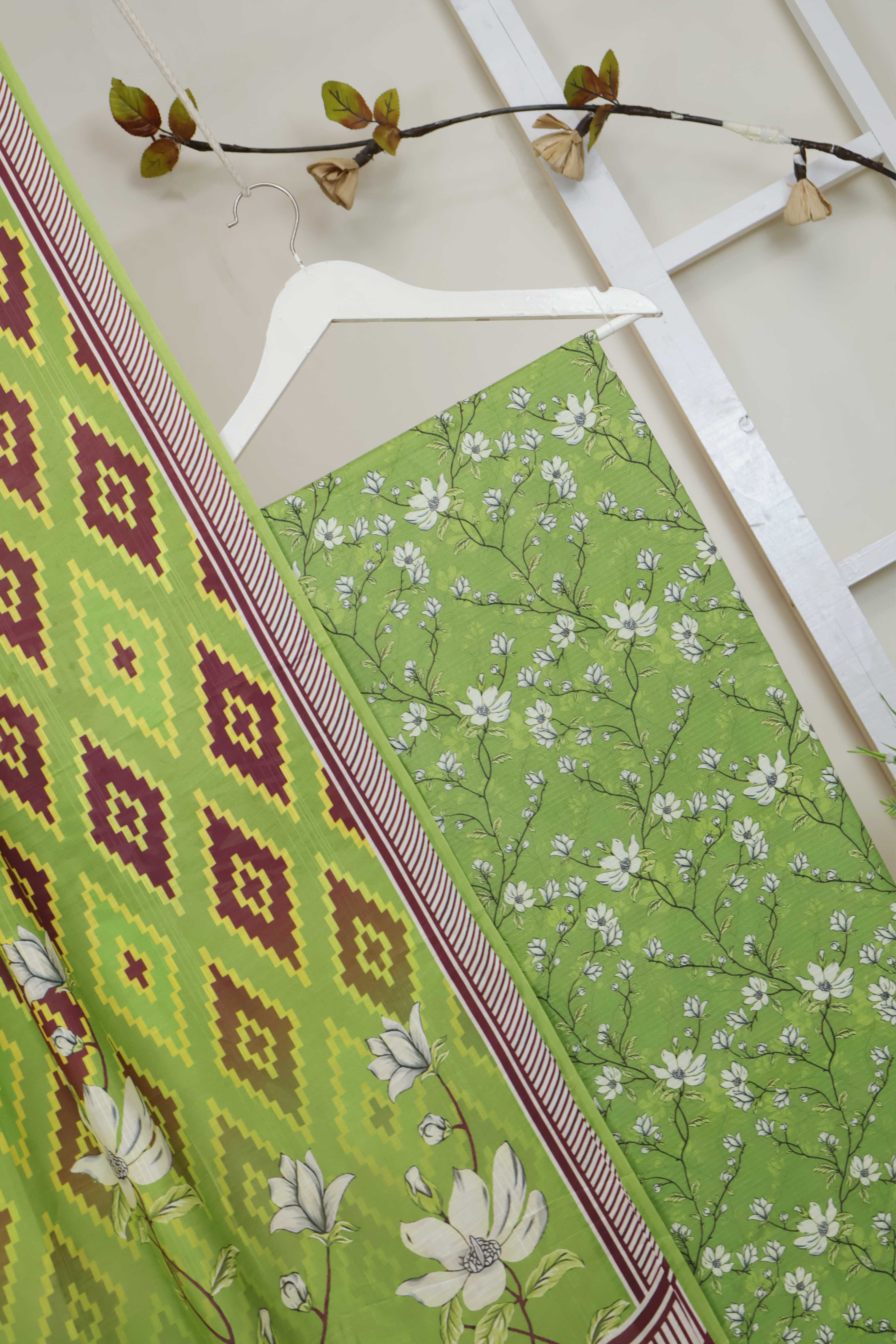 3Piece - Printed Doriya Lawn Suit H25SLST94 - Image 3