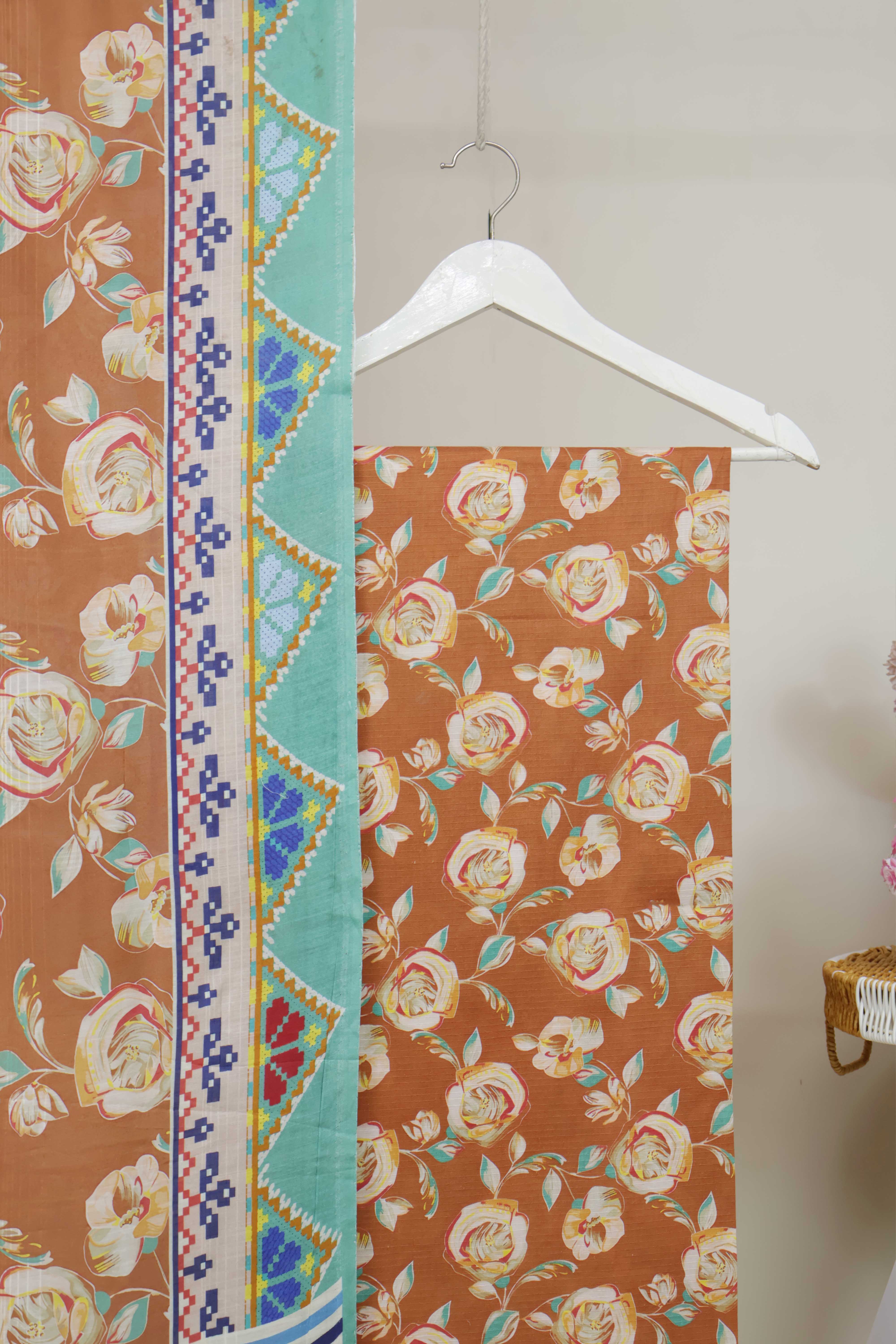 3Piece - Printed Doriya Lawn Suit H25SLST97 - Image 4
