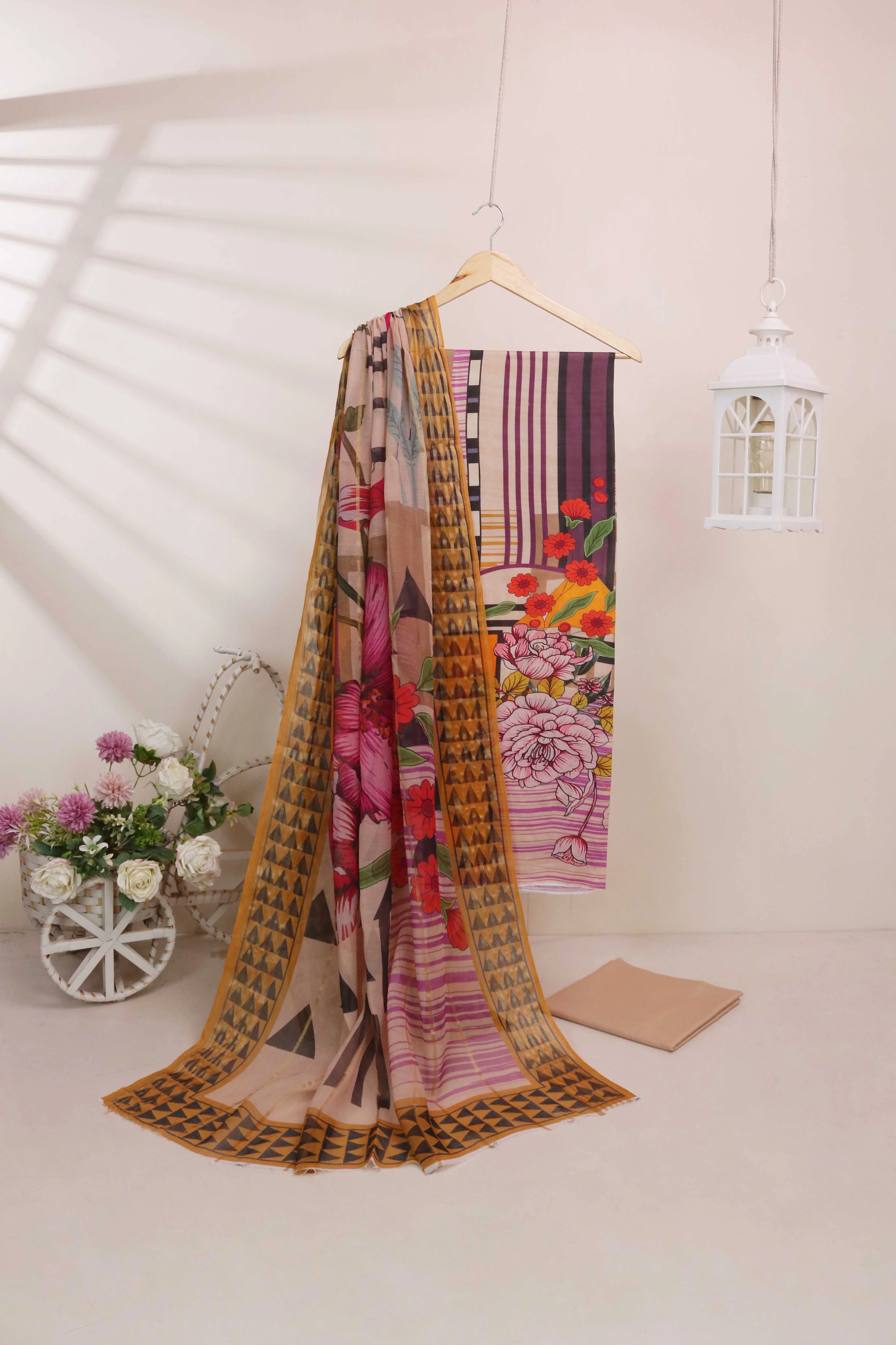 3Piece - Printed Lawn Suit POP ART GJPA2401A17