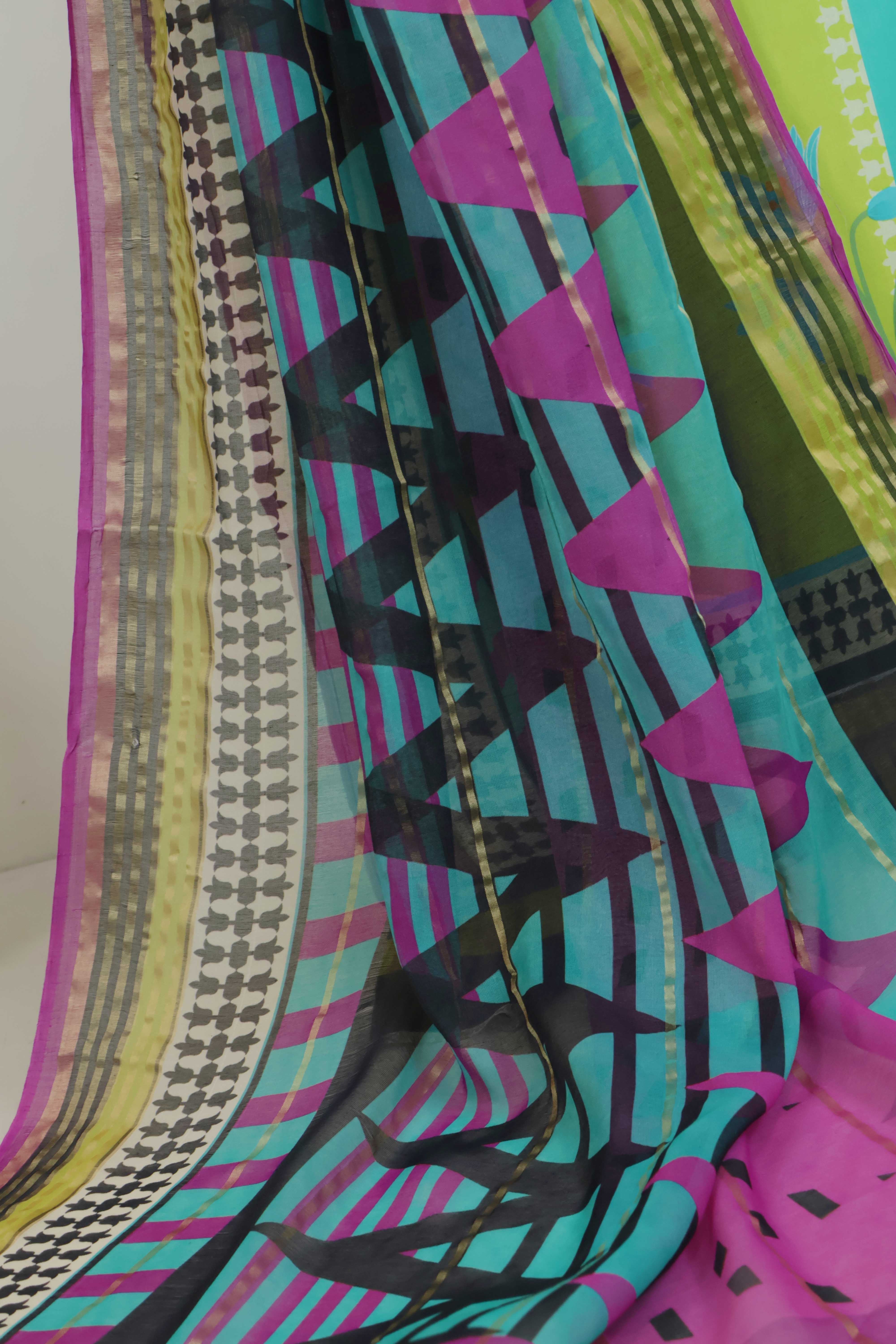 3Piece - Printed Lawn Suit POP ART  GJPA2401A4 - Image 2