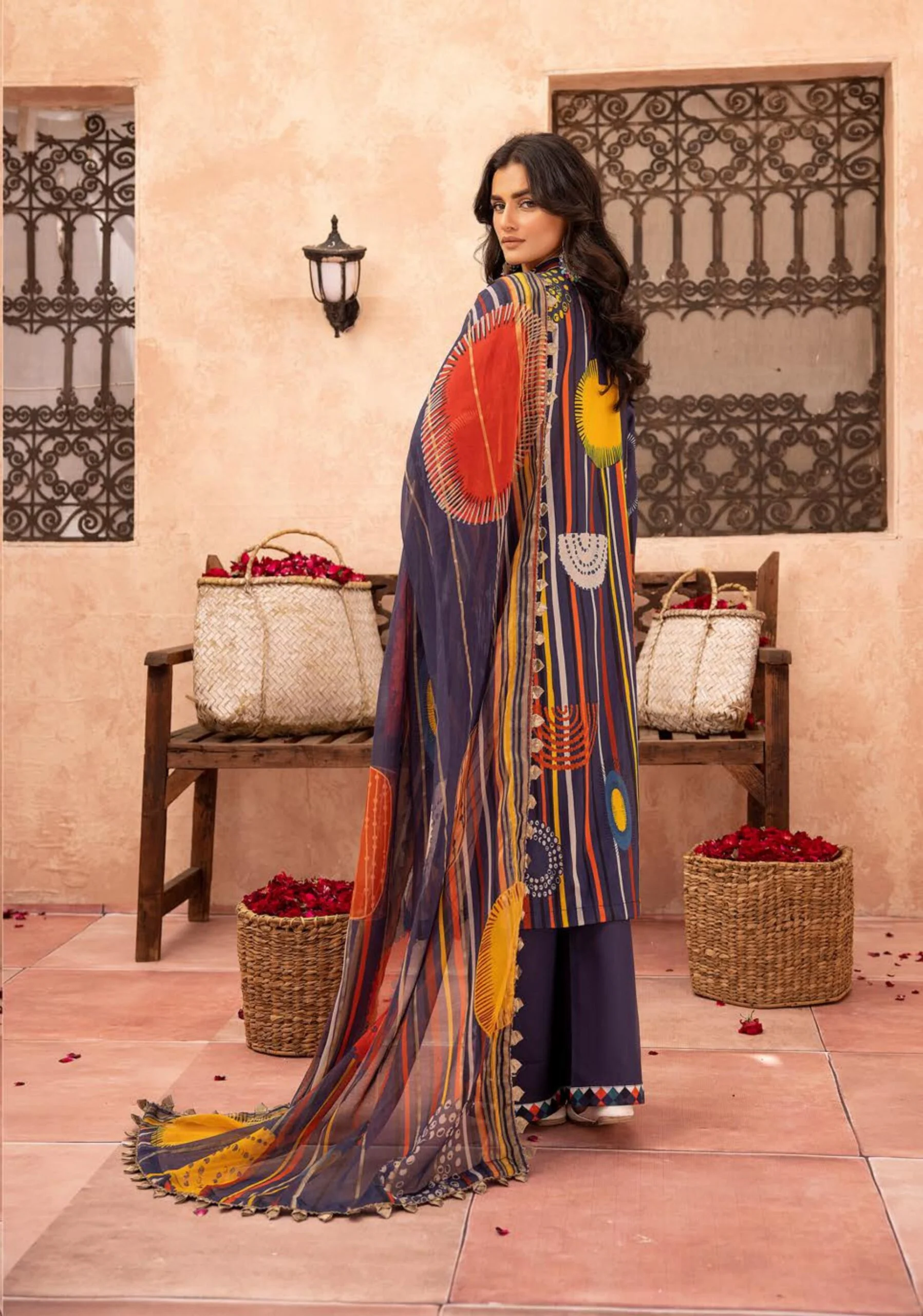 3Piece - Printed Lawn Suit POP ART  GJPA2402A24 - Image 4