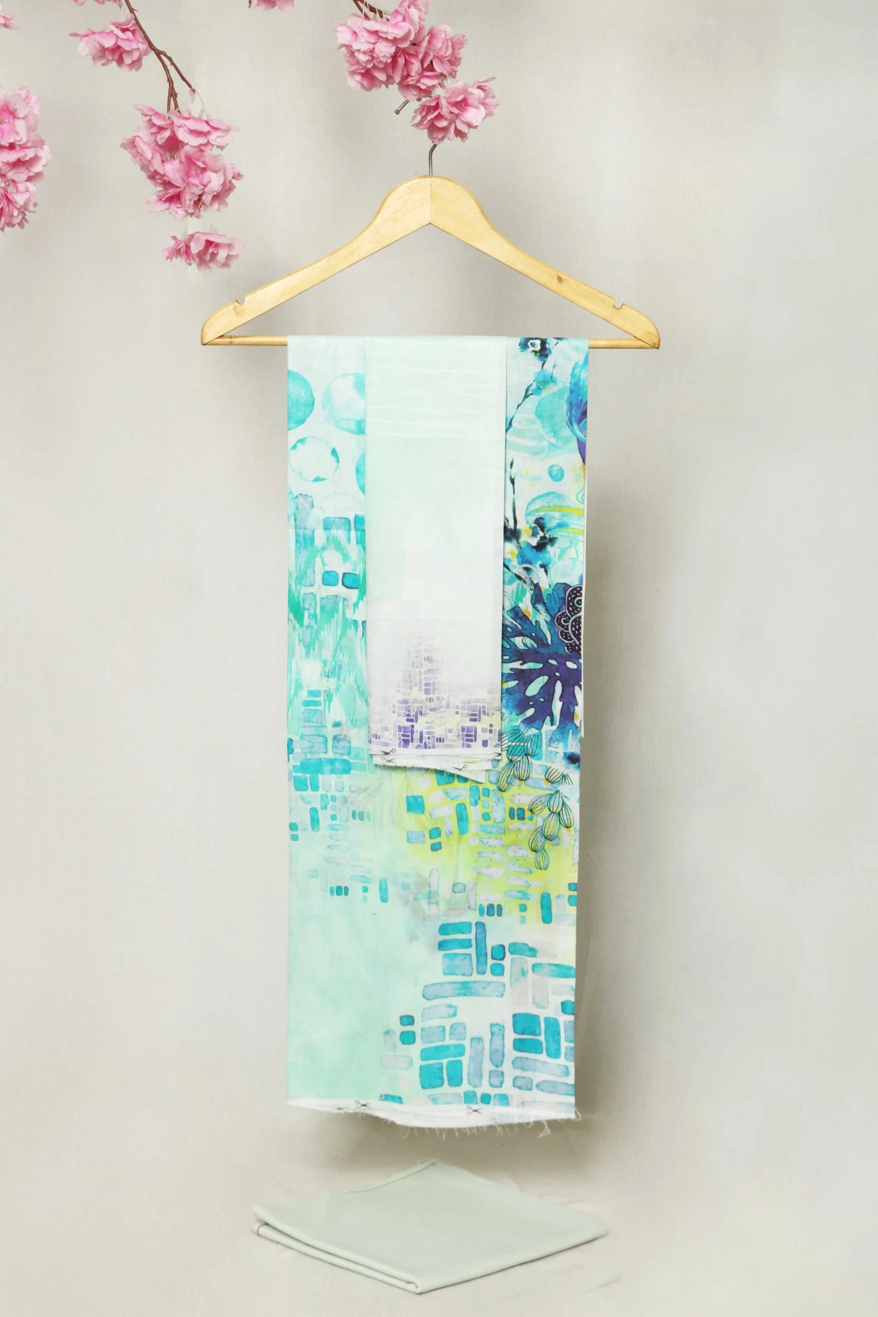 3Piece - Printed Lawn Suit POP ART  GJPA2402A32 - Image 3
