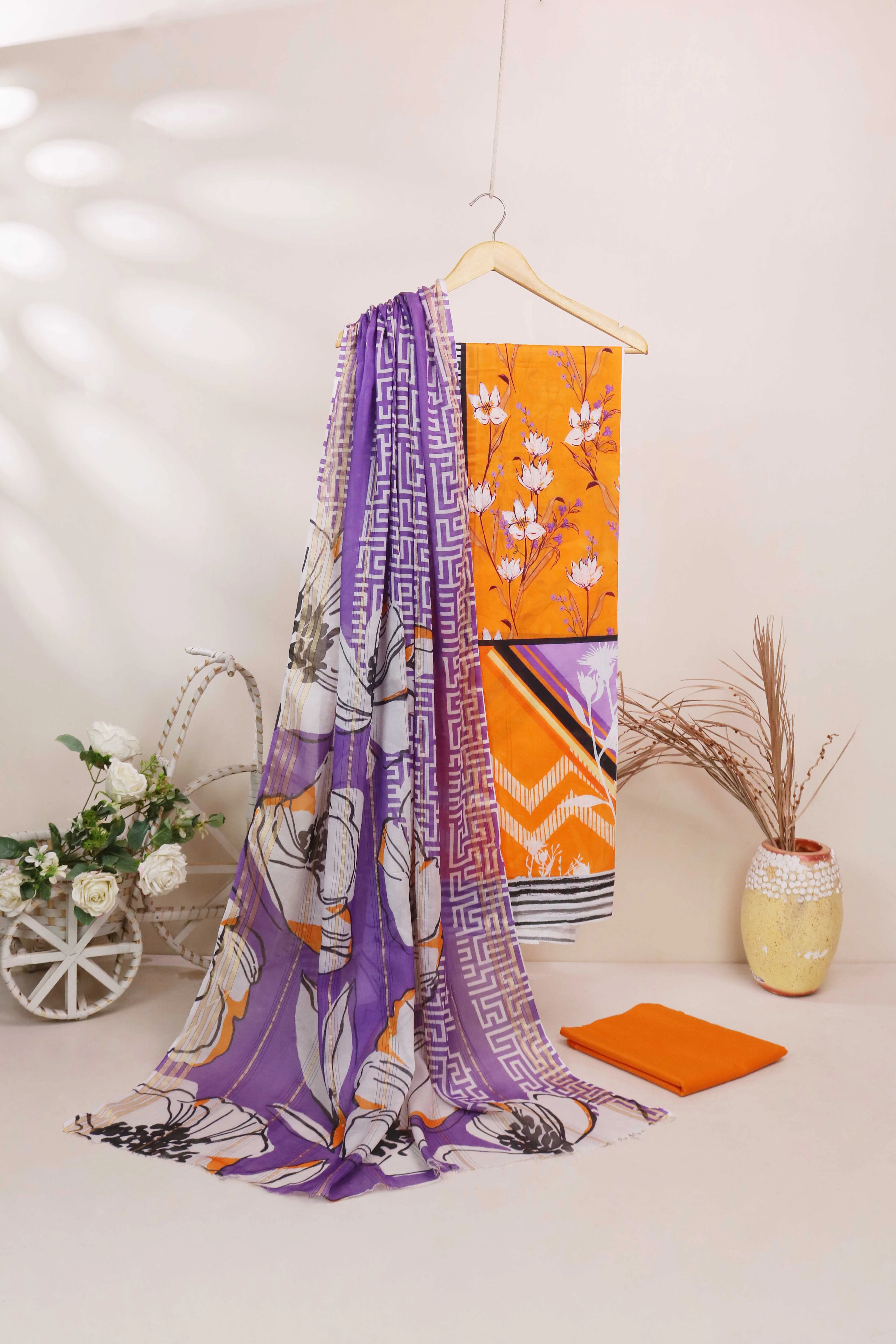 3Piece - Printed Lawn Suit POP ART  GJPA2402A34