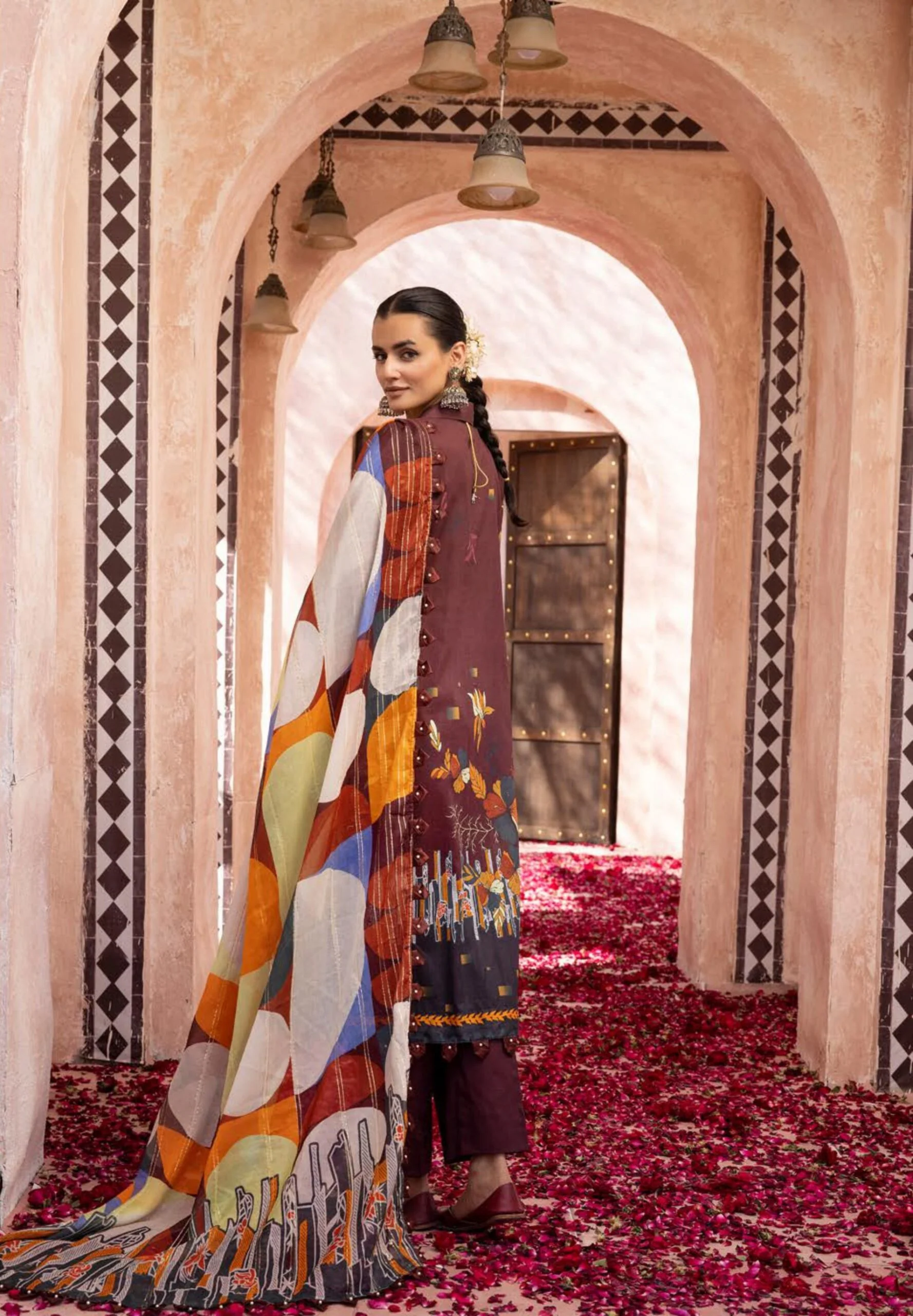 3Piece - Printed Lawn Suit POP ART  GJPA2402A36 - Image 2