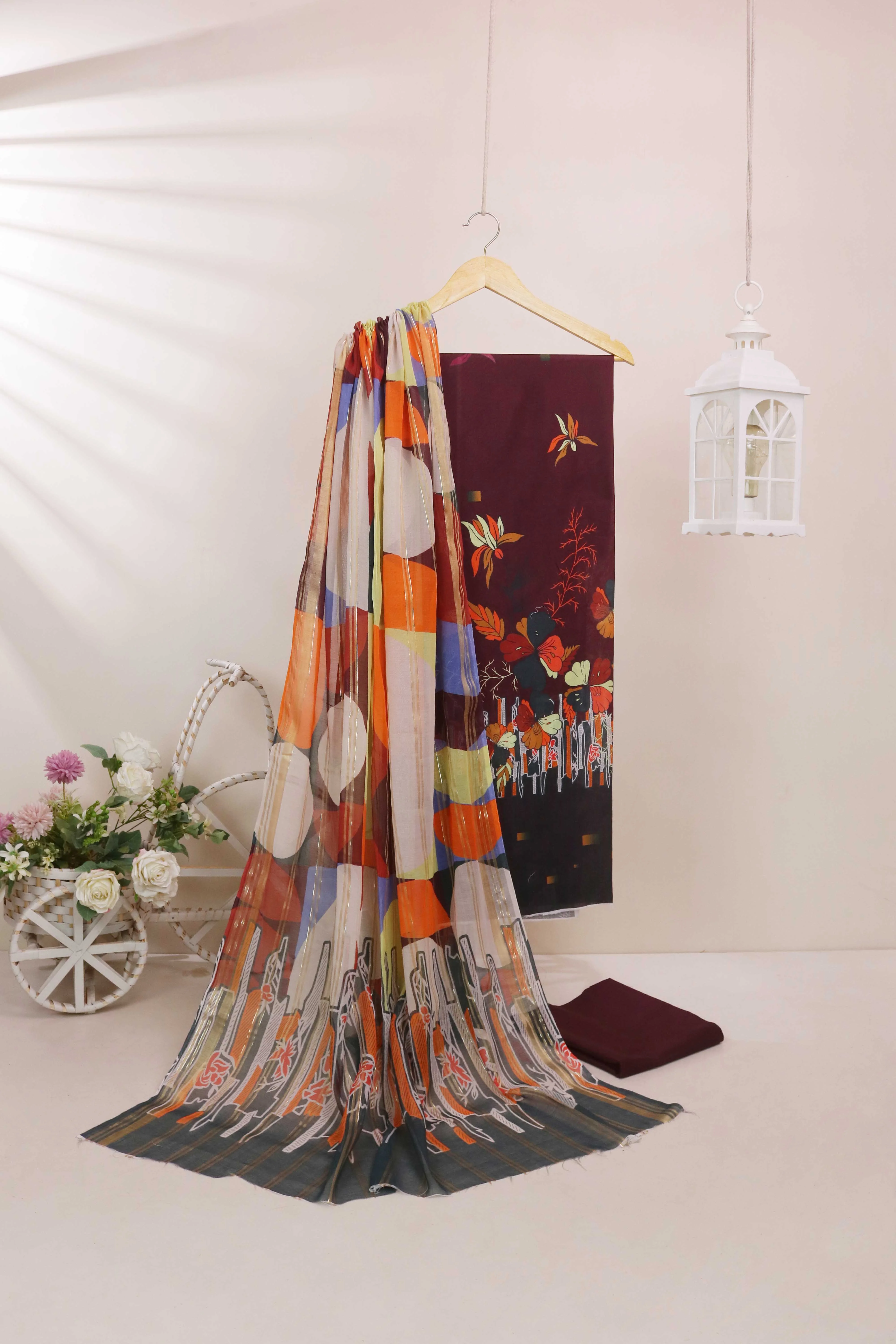 3Piece - Printed Lawn Suit POP ART  GJPA2402A36 - Image 6