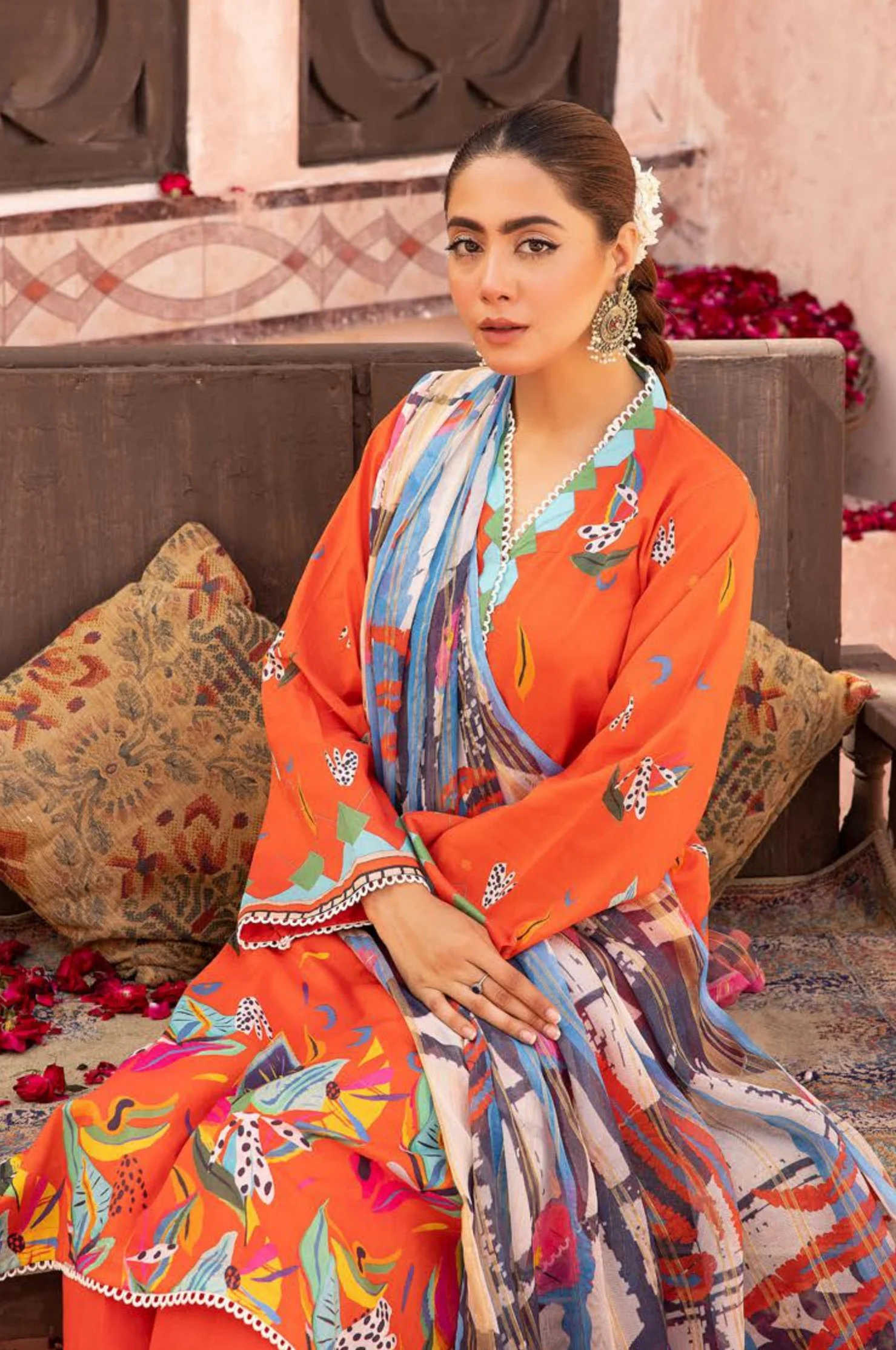 3Piece - Printed Lawn Suit POP ART  GJPA2402A37 - Image 5