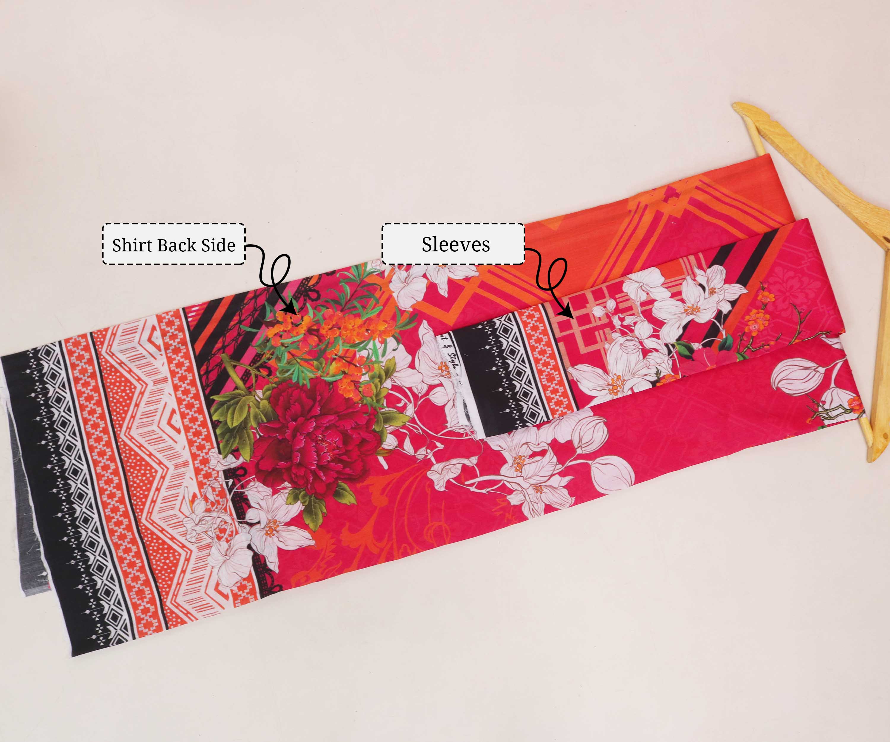 3Piece - Printed Lawn Suit POP ART  H25PA57 - Image 4
