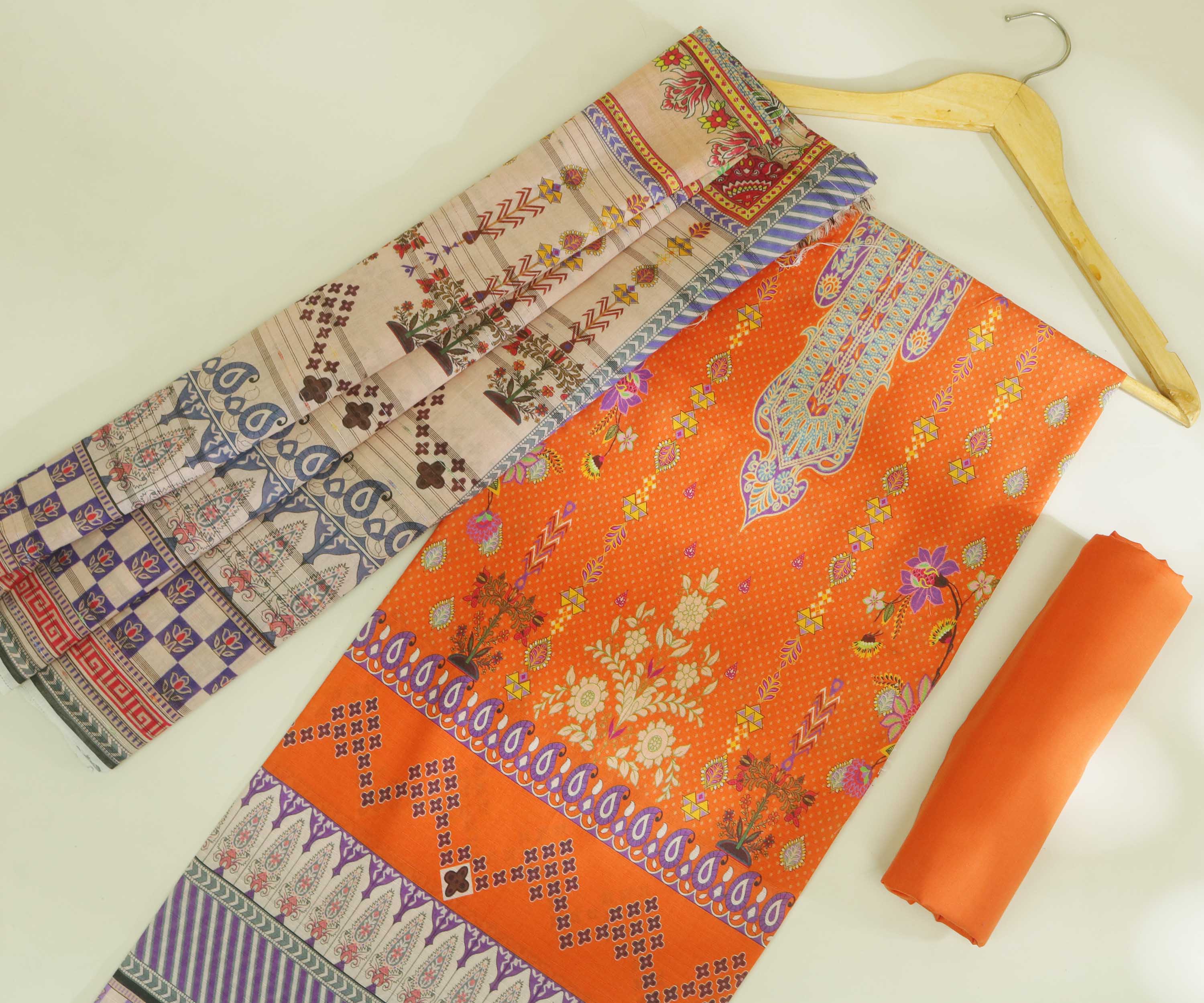 3Piece - Superior Printed Lawn Suit Carnation CR16 - Image 5