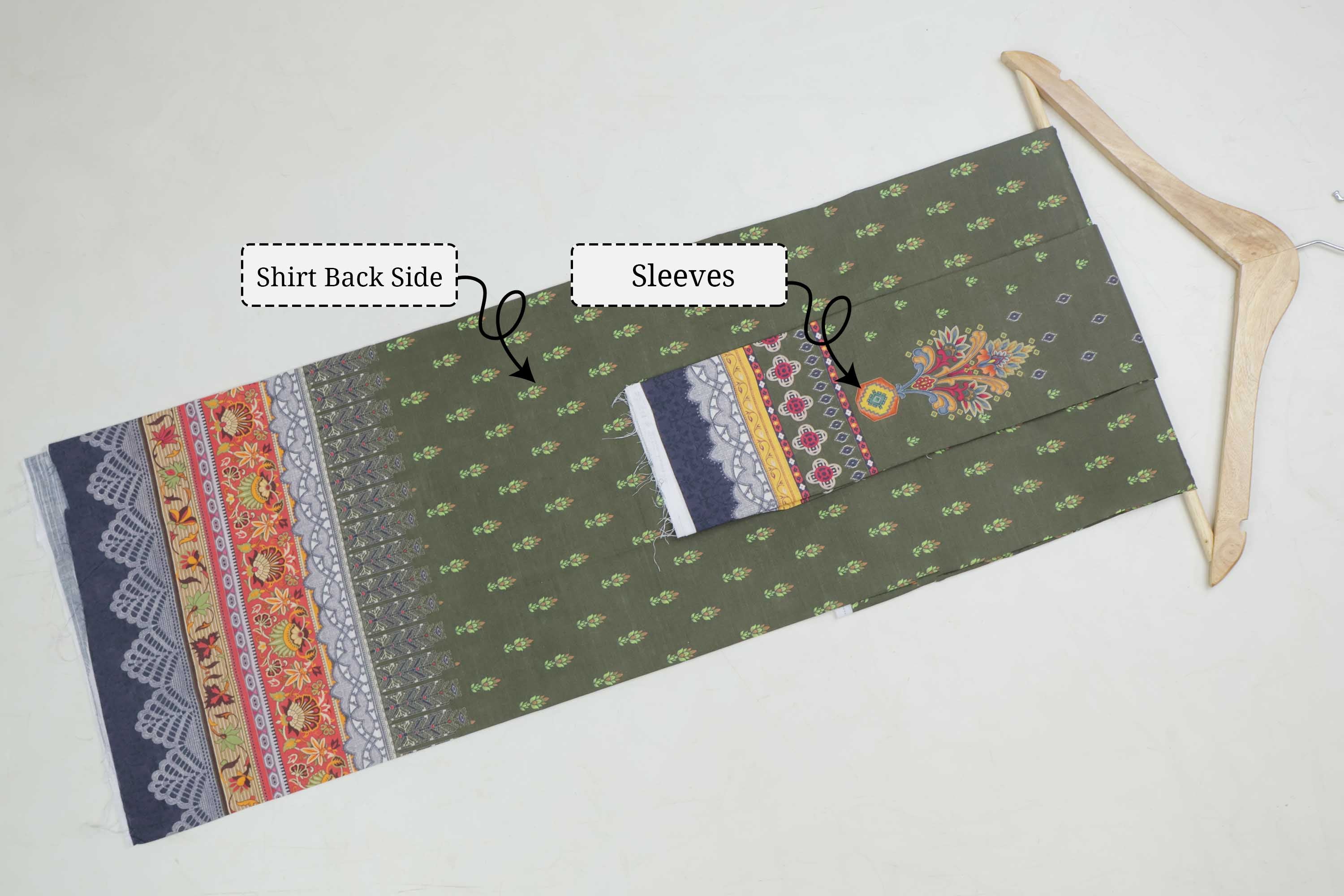 3Piece - Superior Printed Lawn Suit Carnation CR20 - Image 6