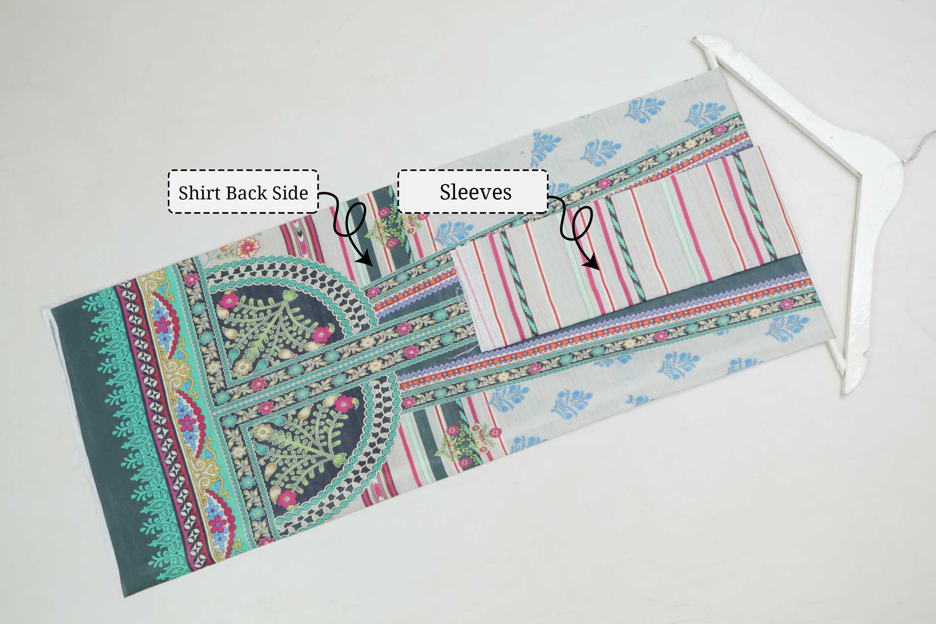 3Piece - Superior Printed Lawn Suit Carnation CR21 - Image 6