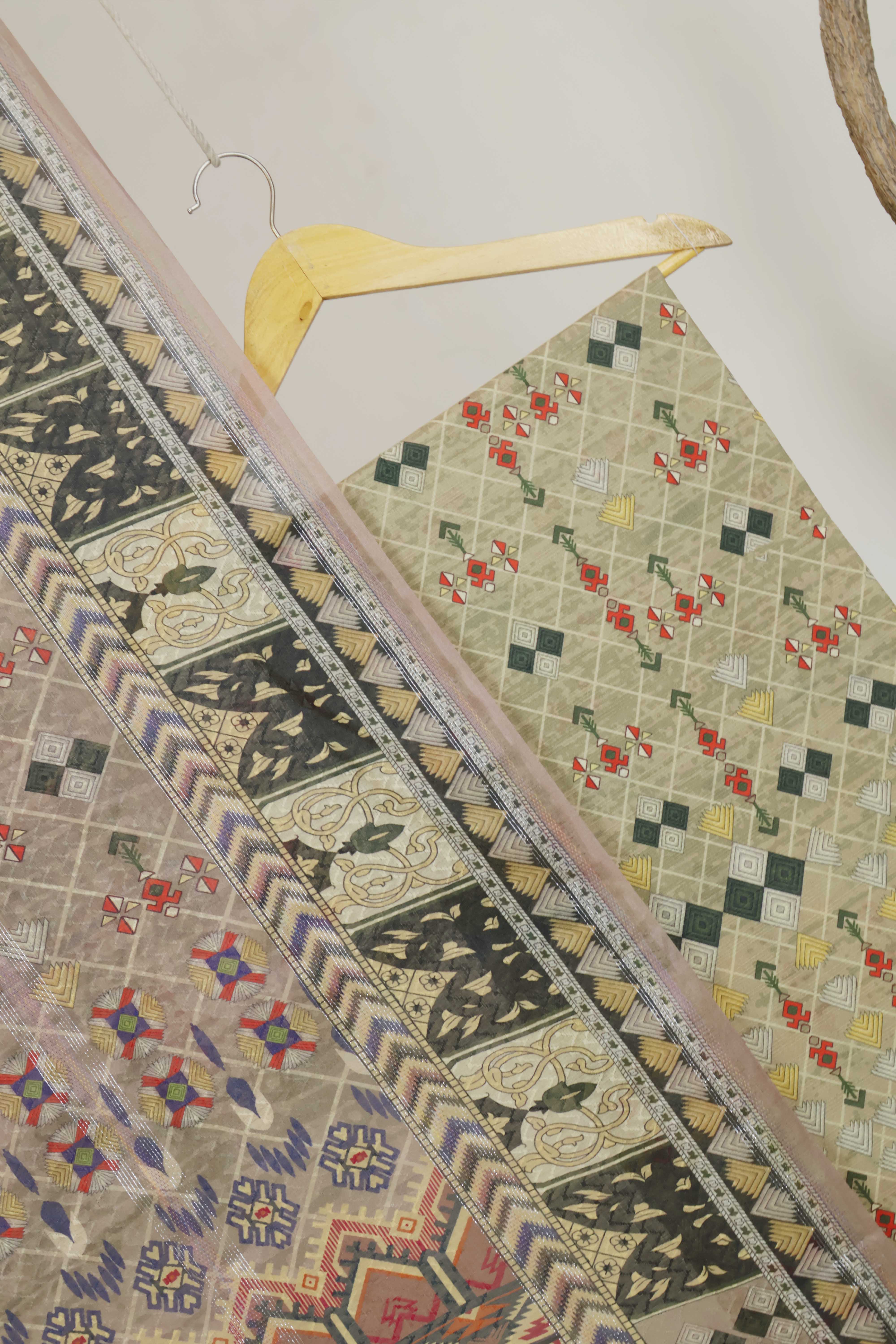 3Piece - Superior Printed Lawn Suit Carnation CR22 - Image 2