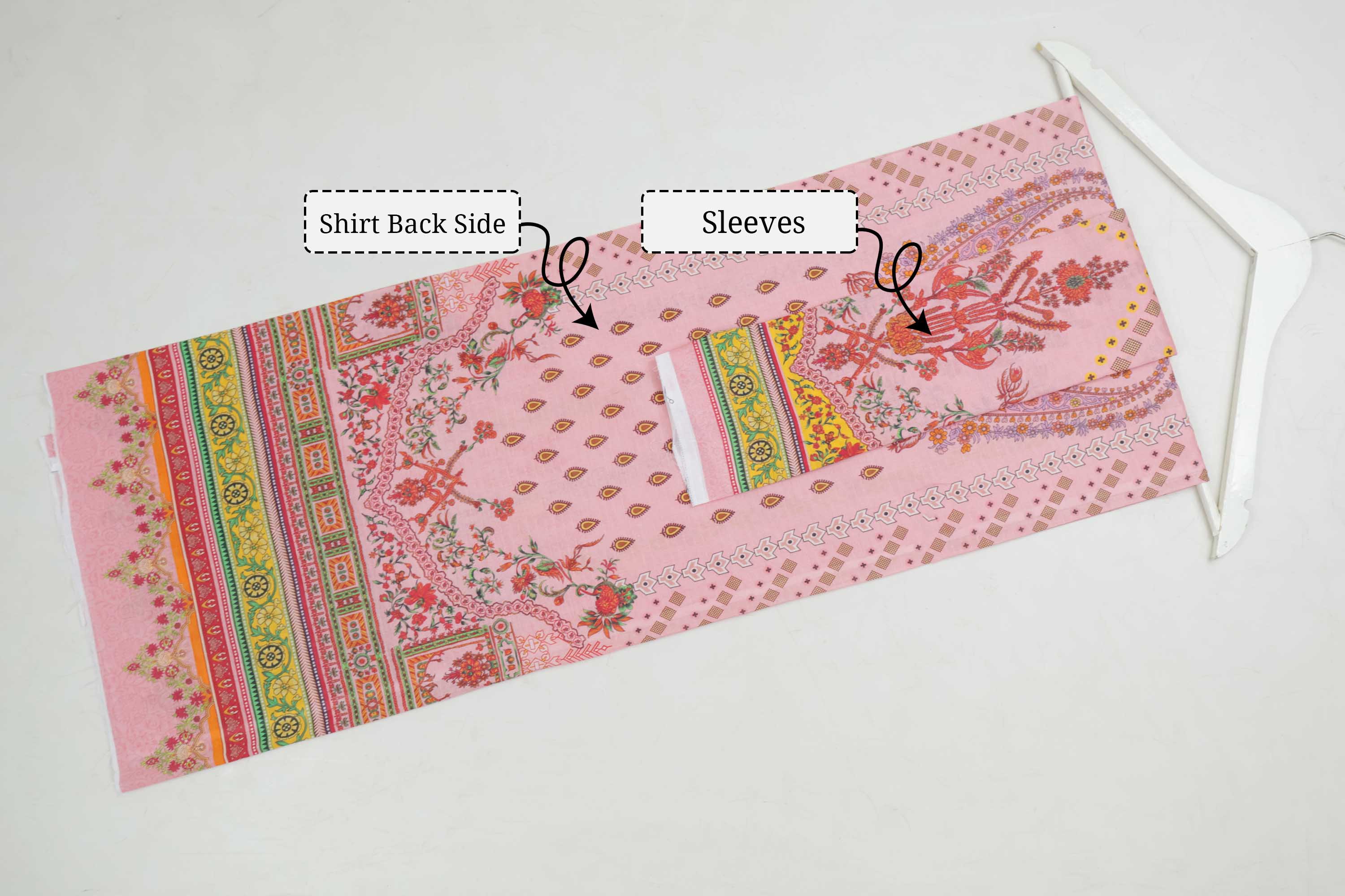 3Piece - Superior Printed Lawn Suit Carnation CR01 - Image 6