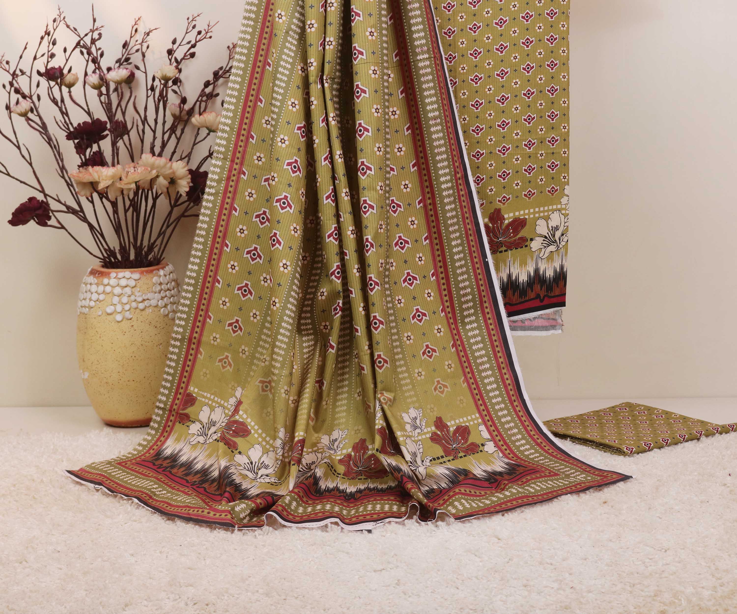 Cambric Printed Suit H25SLST79 - Image 3