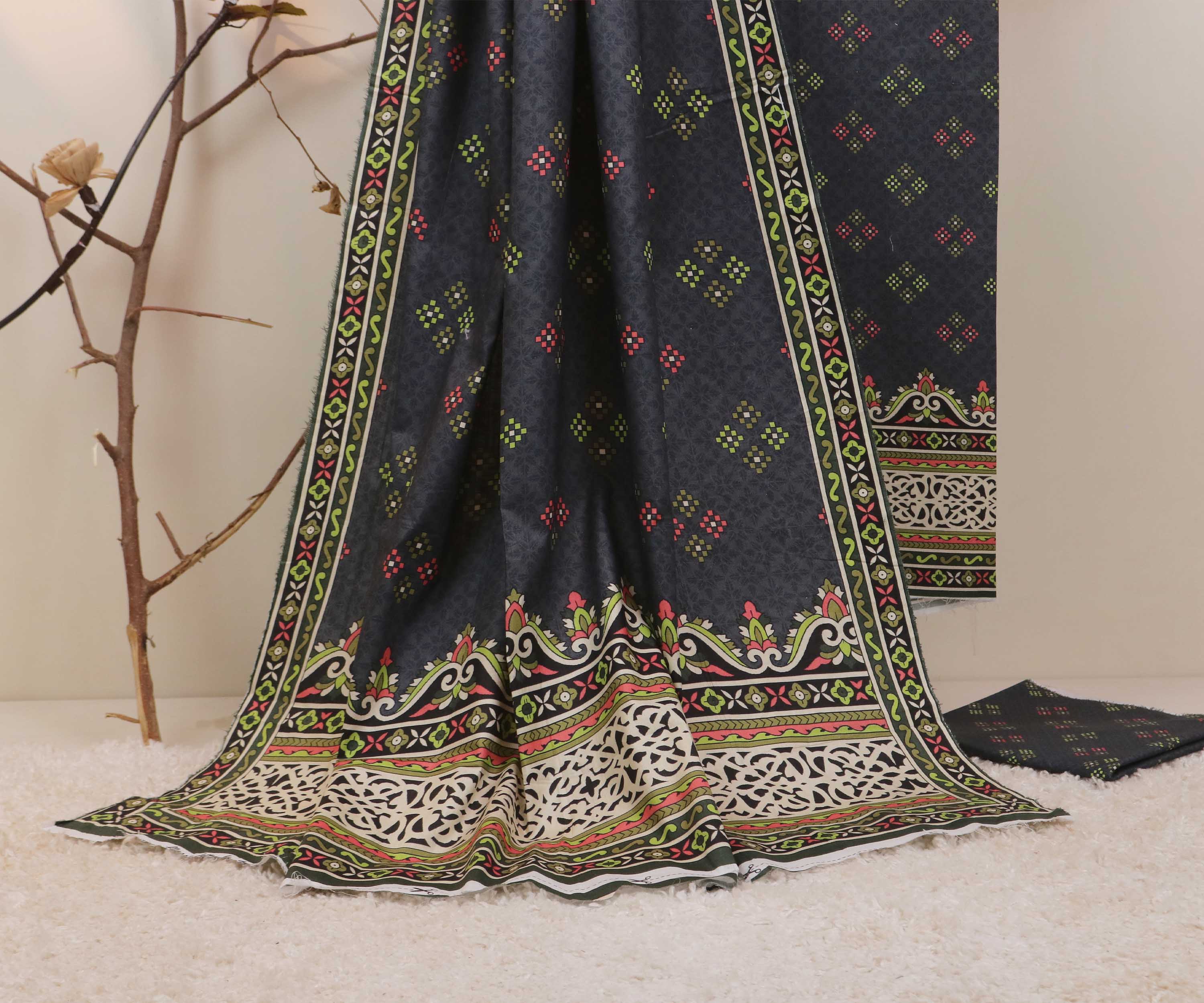 Cambric Printed Suit H25SLST85 - Image 3