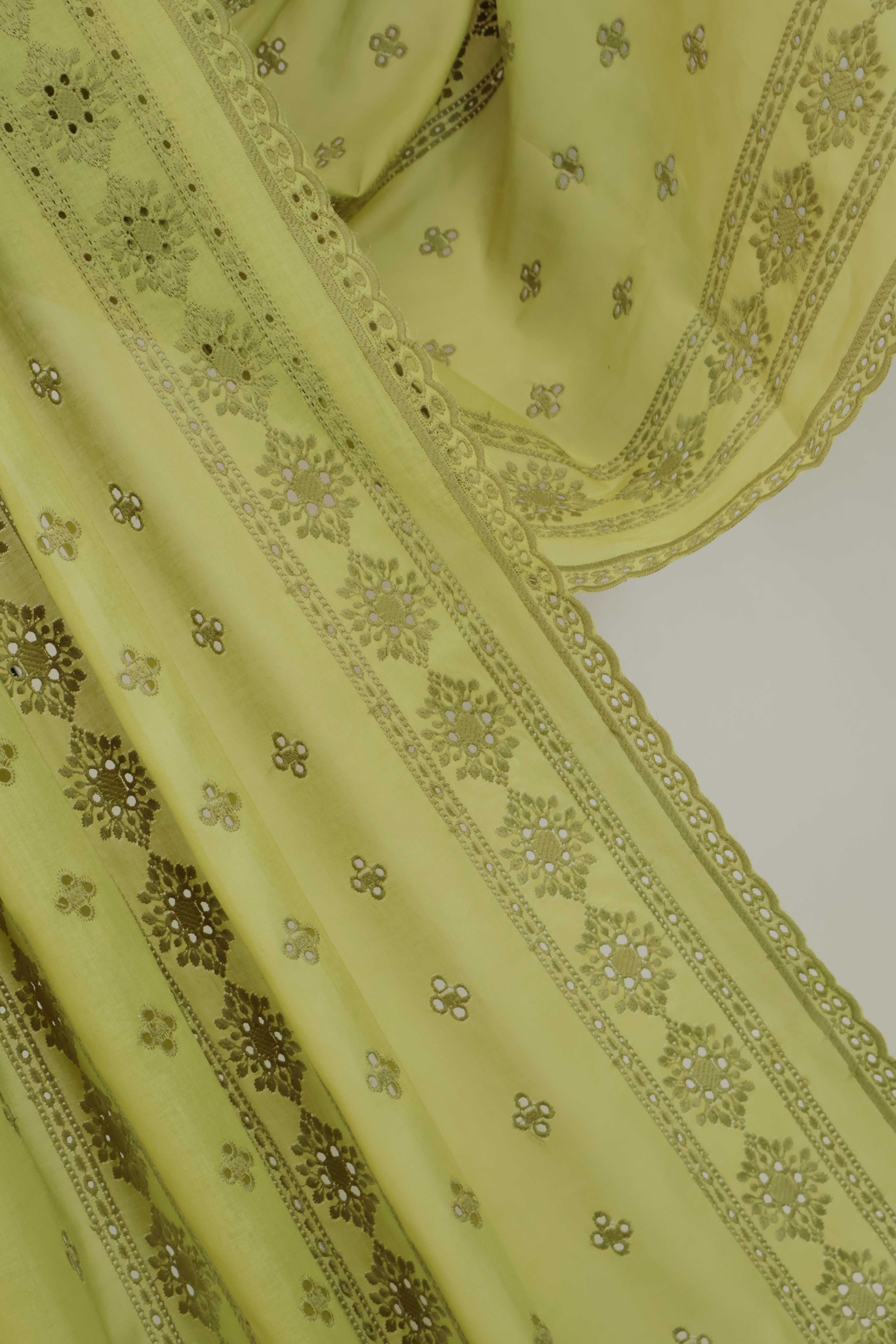 Embroidered Lawn Full Size Shawl 1477E - Image 5