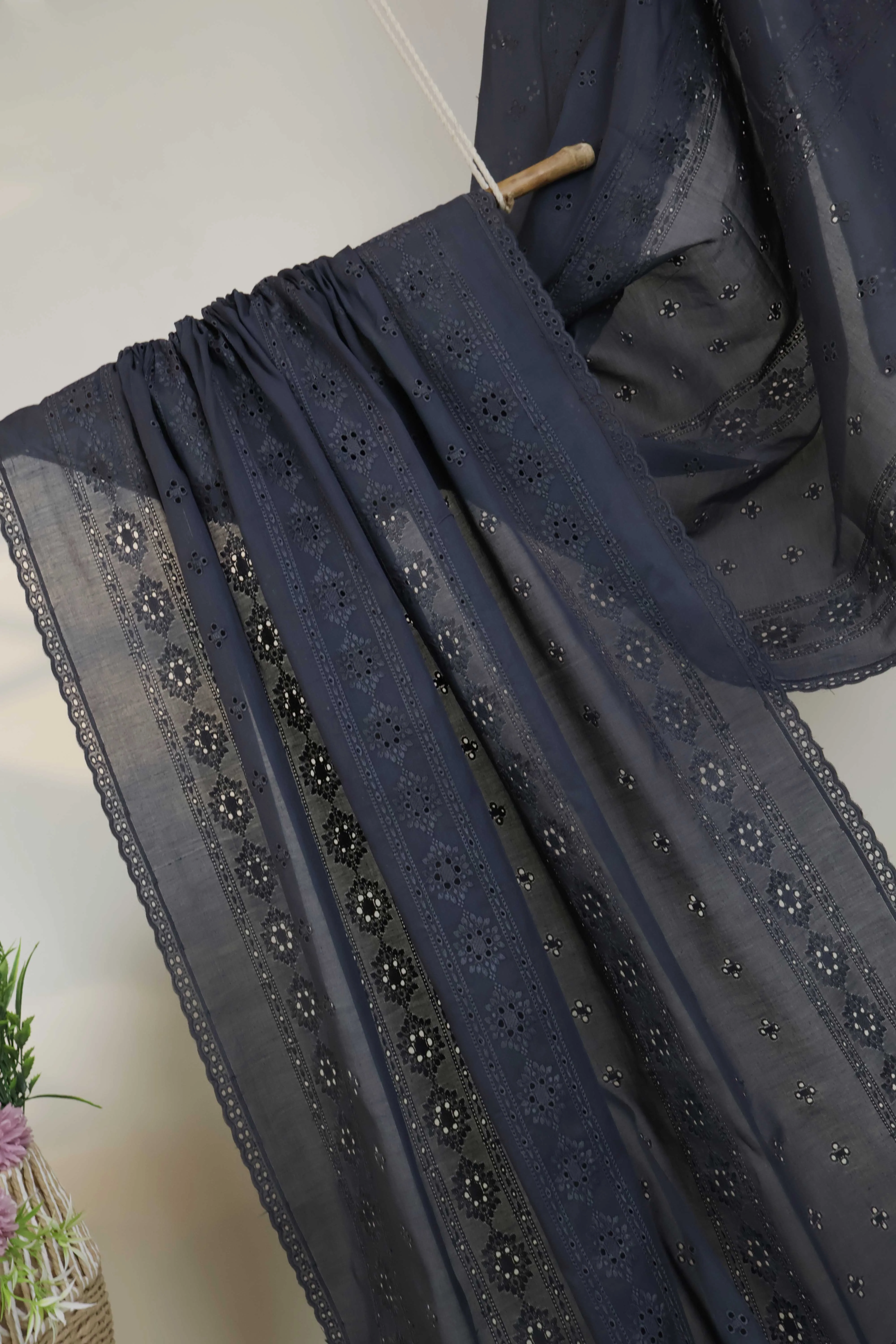 Embroidered Lawn Full Size Shawl 1477F