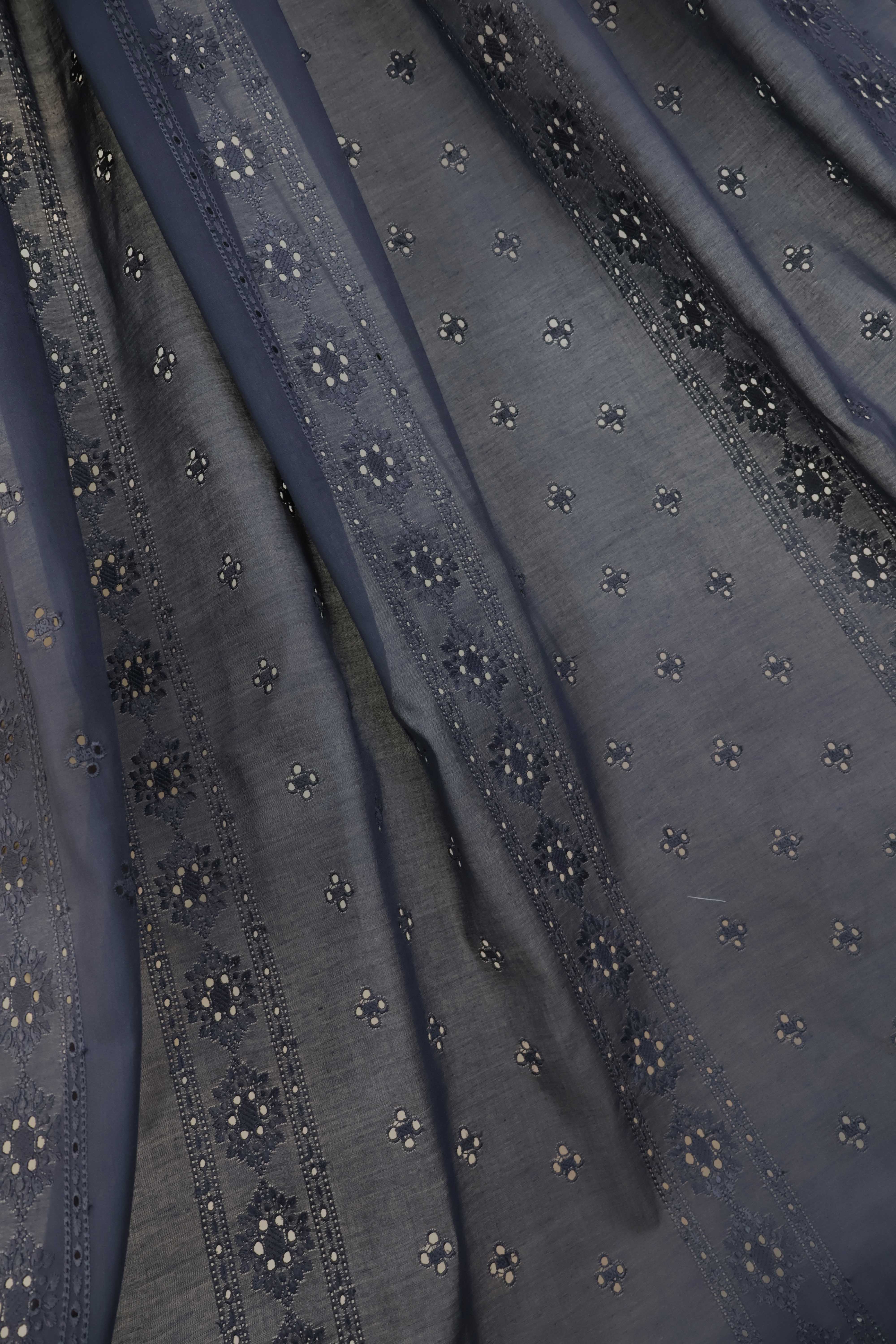 Embroidered Lawn Full Size Shawl 1477F - Image 2