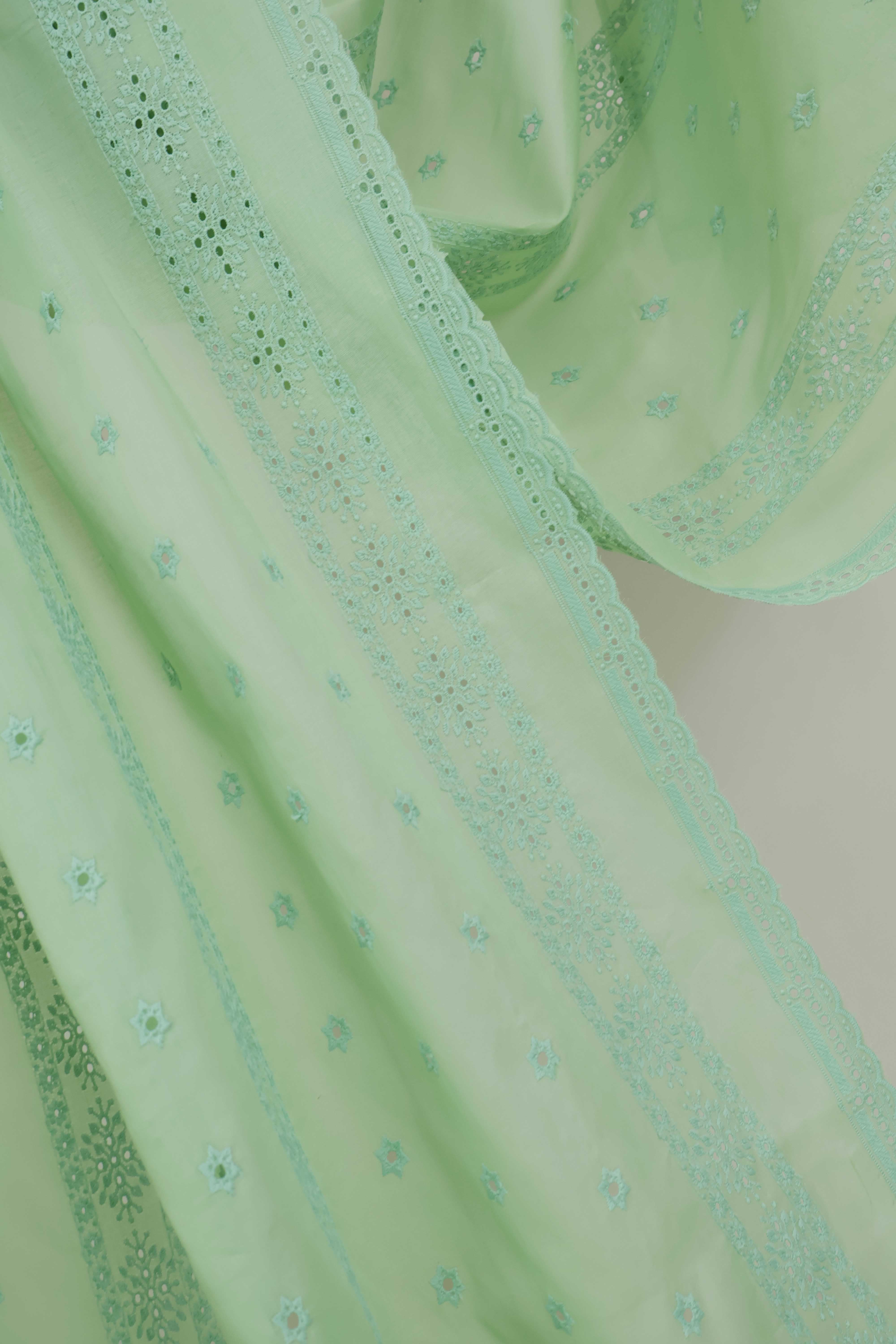 Embroidered Lawn Full Size Shawl 1477H - Image 2
