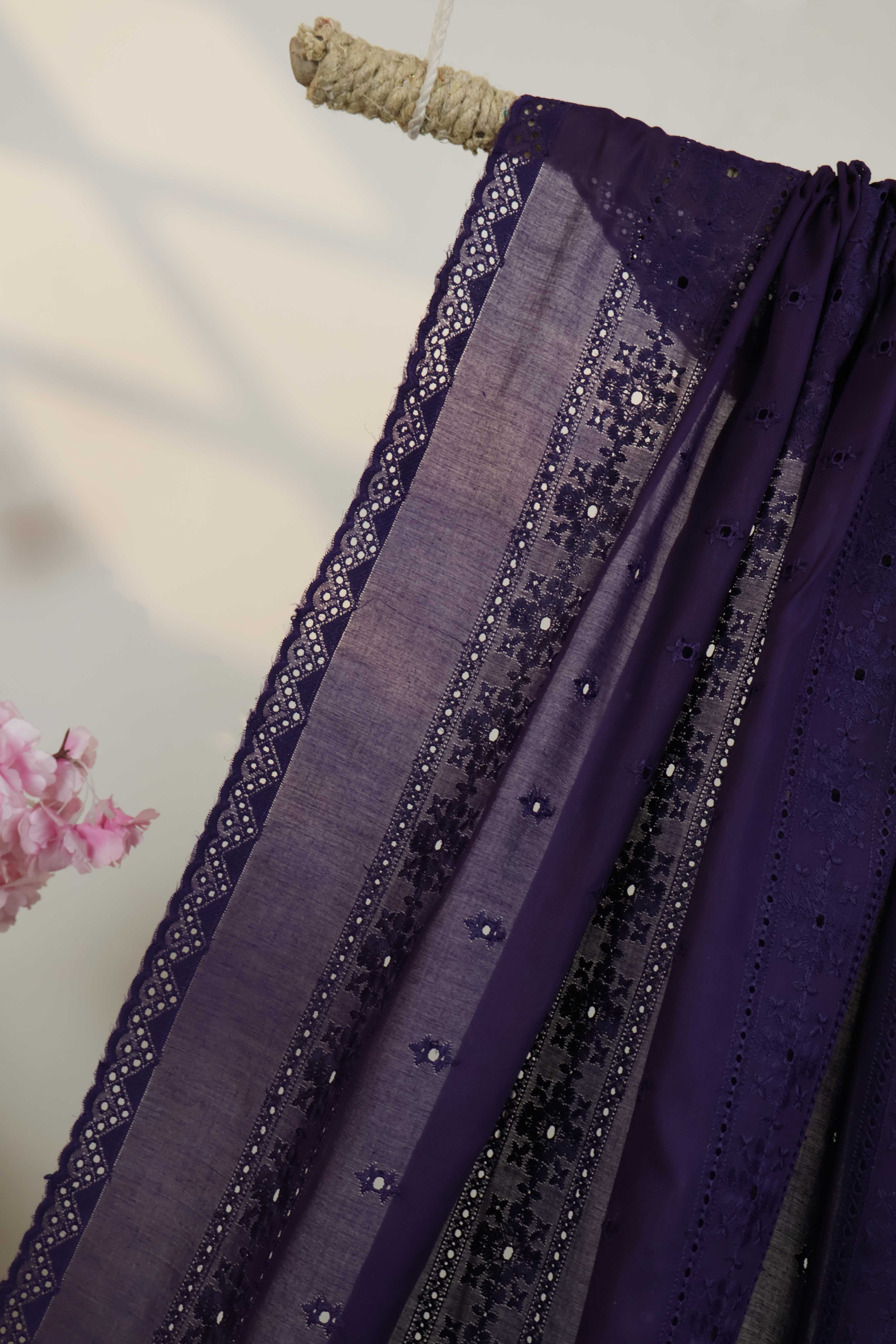 Embroidered Lawn Full Size Shawl 1477K - Image 2