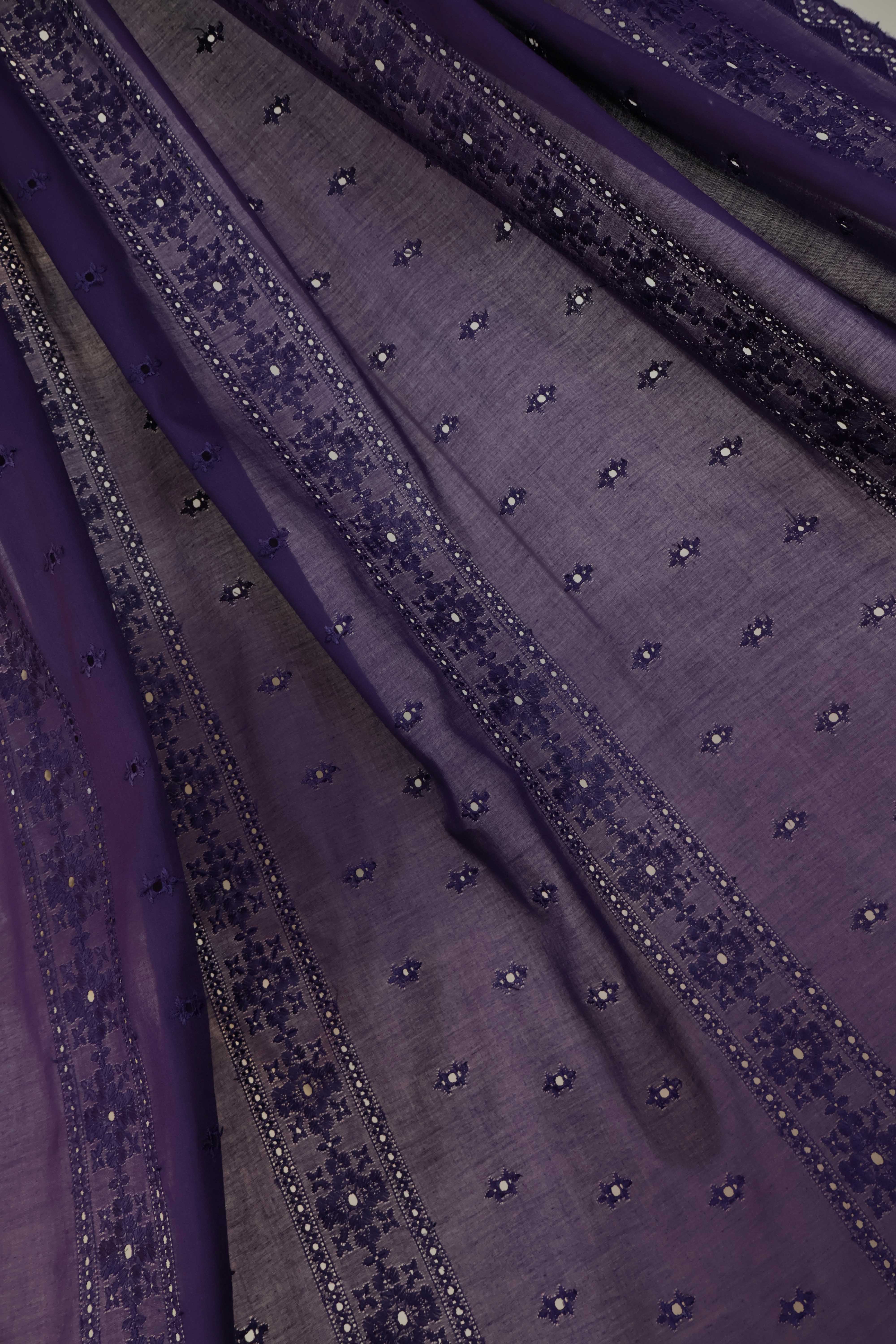 Embroidered Lawn Full Size Shawl 1477K - Image 3
