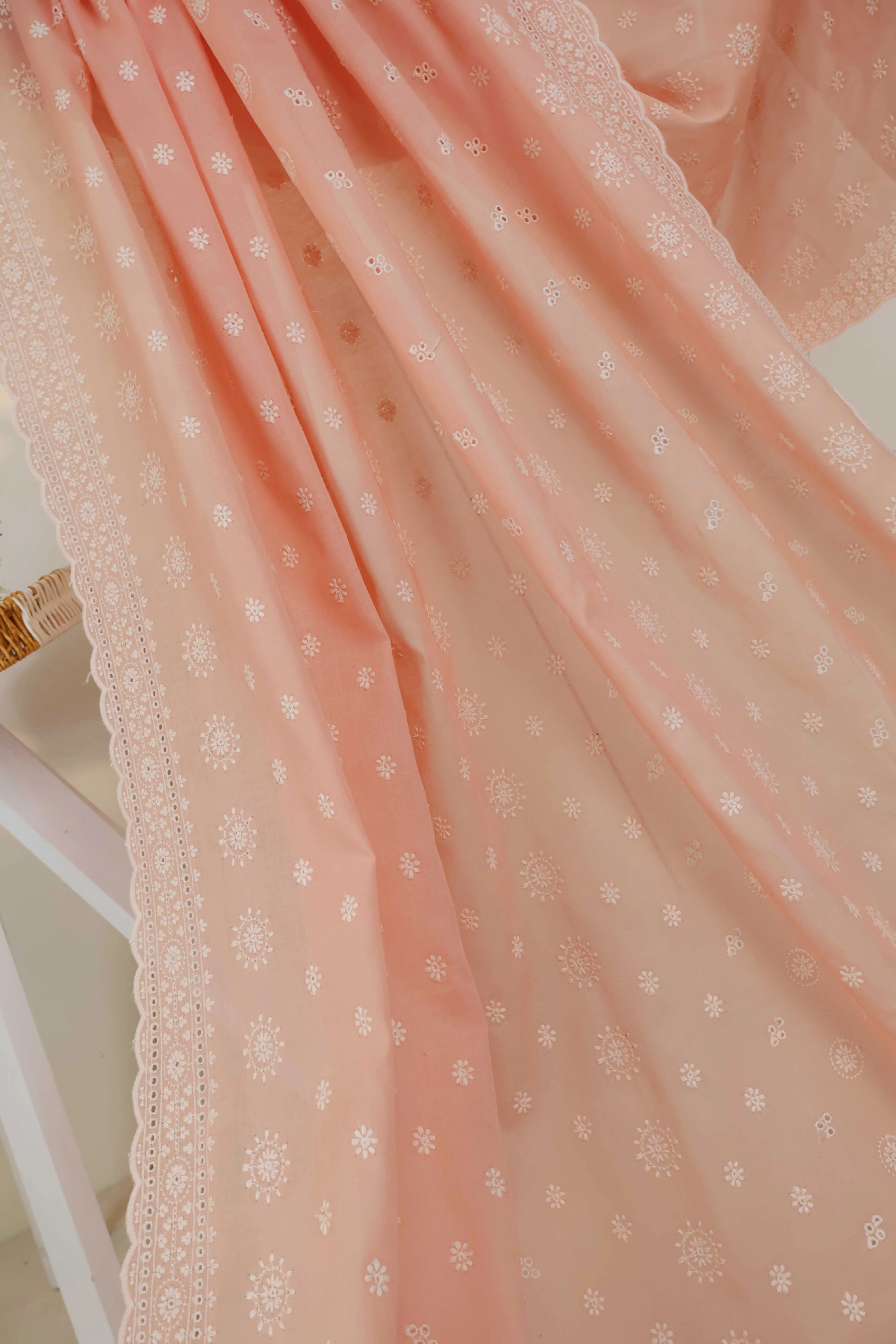 Embroidered Lawn Full Size Shawl 3849A - Image 2
