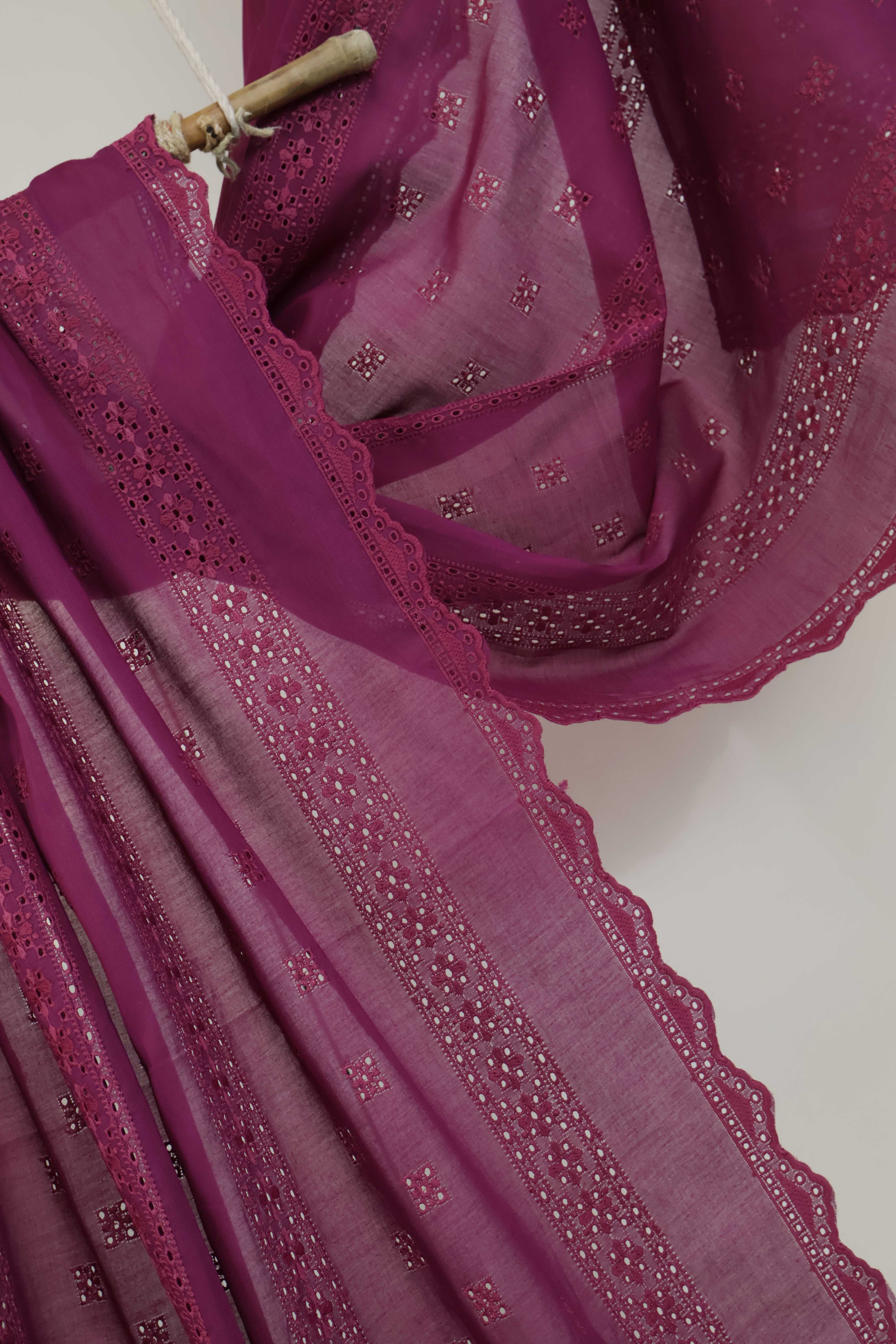 Embroidered Lawn Full Size Shawl 1477A - Image 2