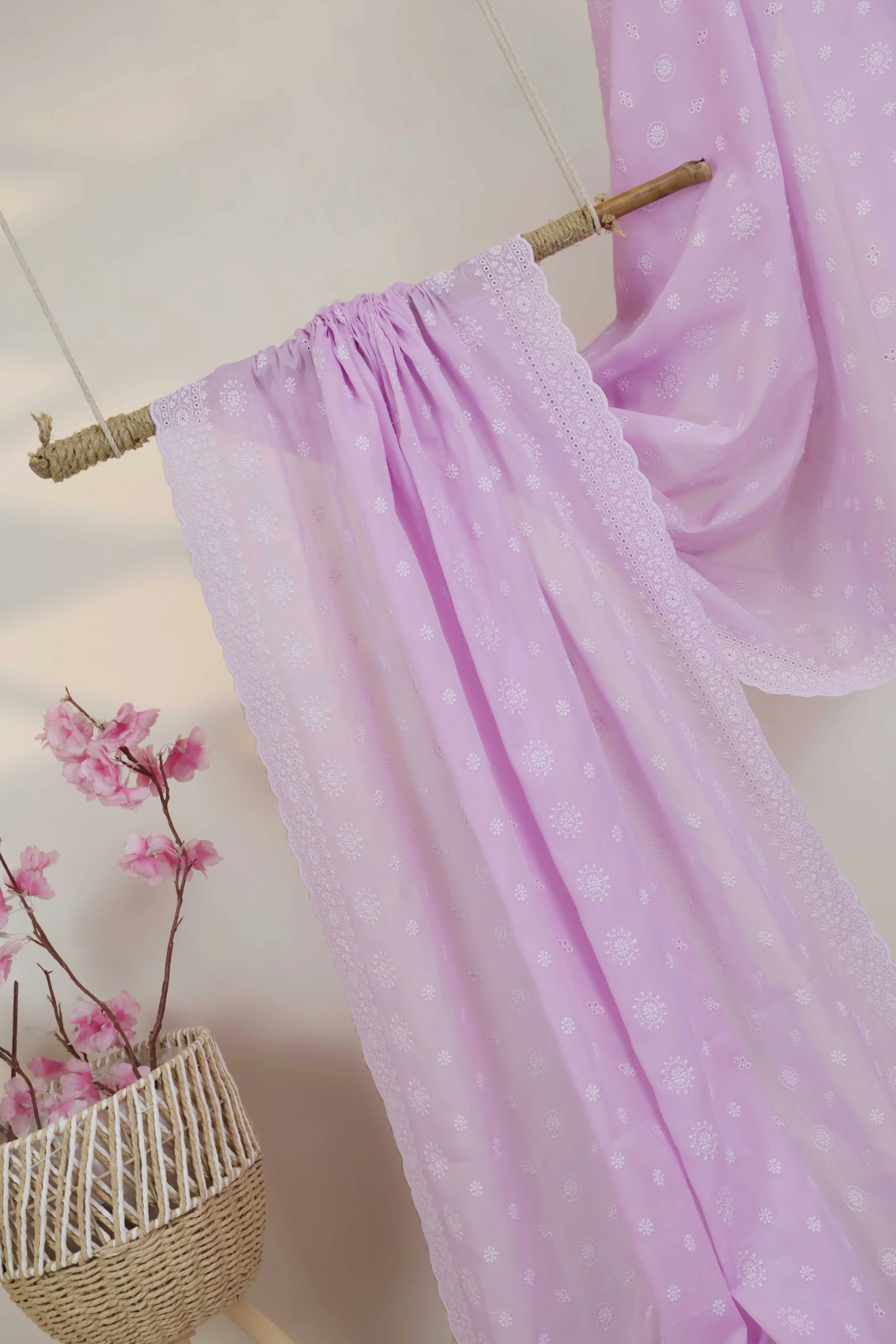 Embroidered Lawn Full Size Shawl 3849D - Image 2