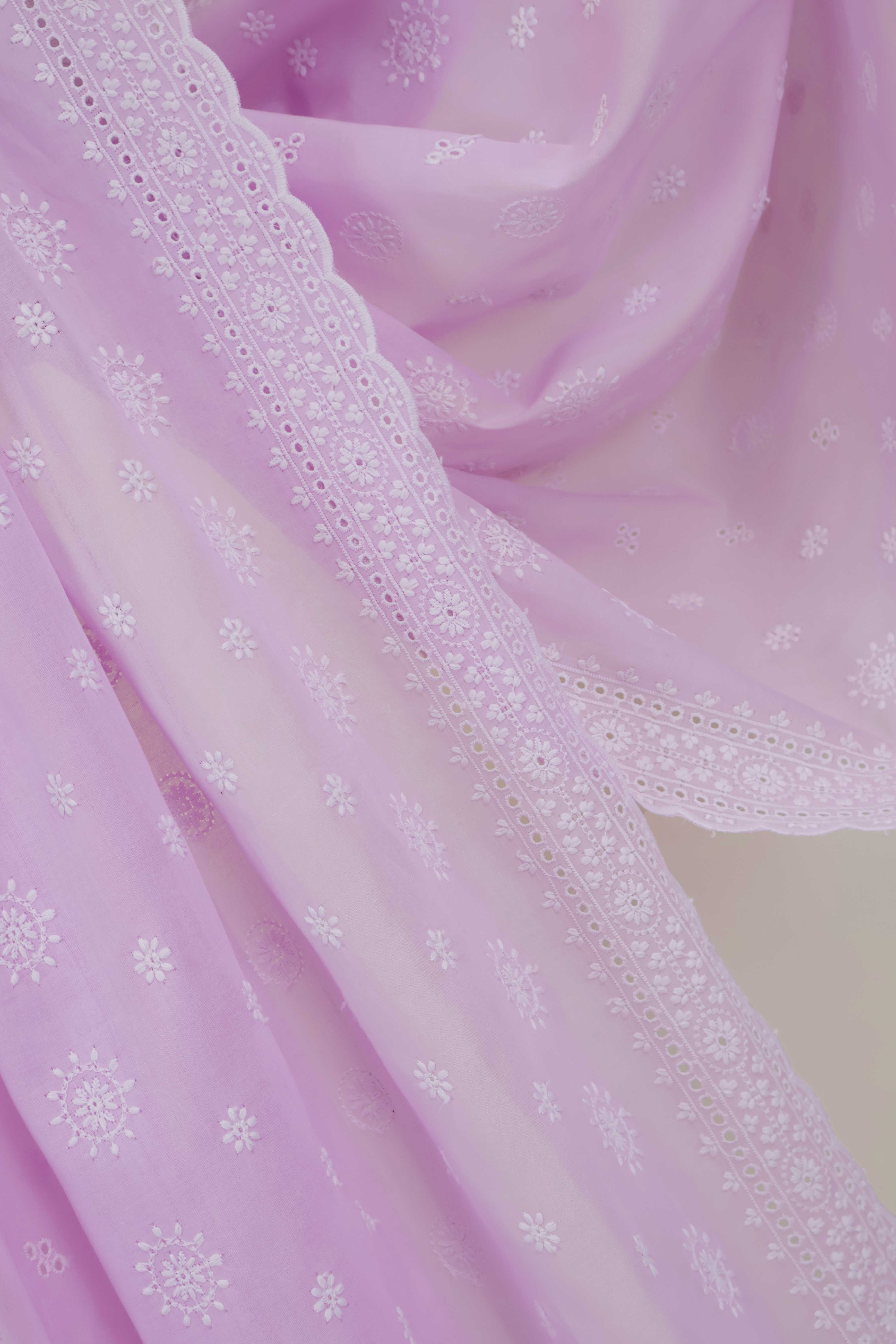 Embroidered Lawn Full Size Shawl 3849D - Image 3