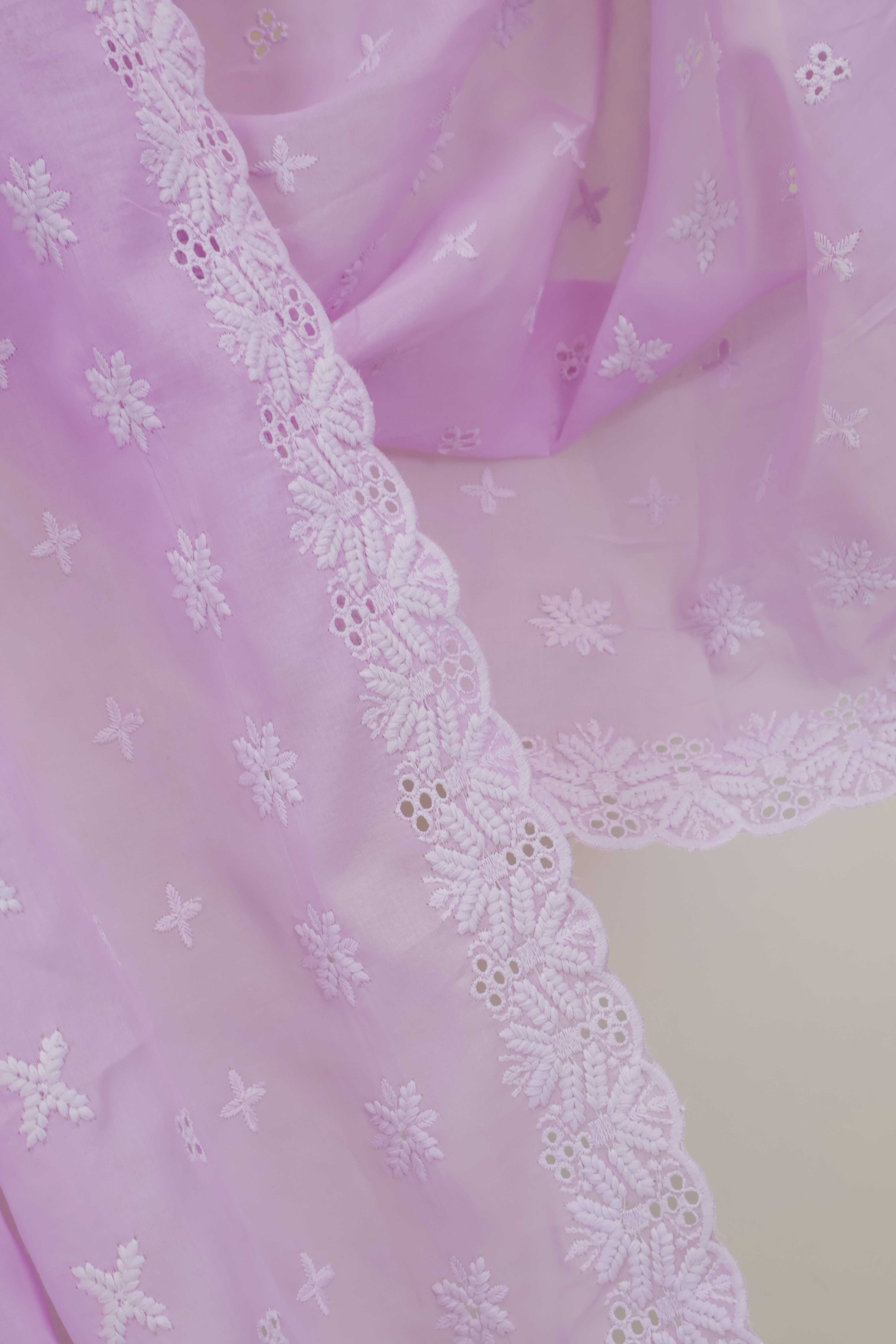 Embroidered Lawn Full Size Shawl 3849E - Image 2
