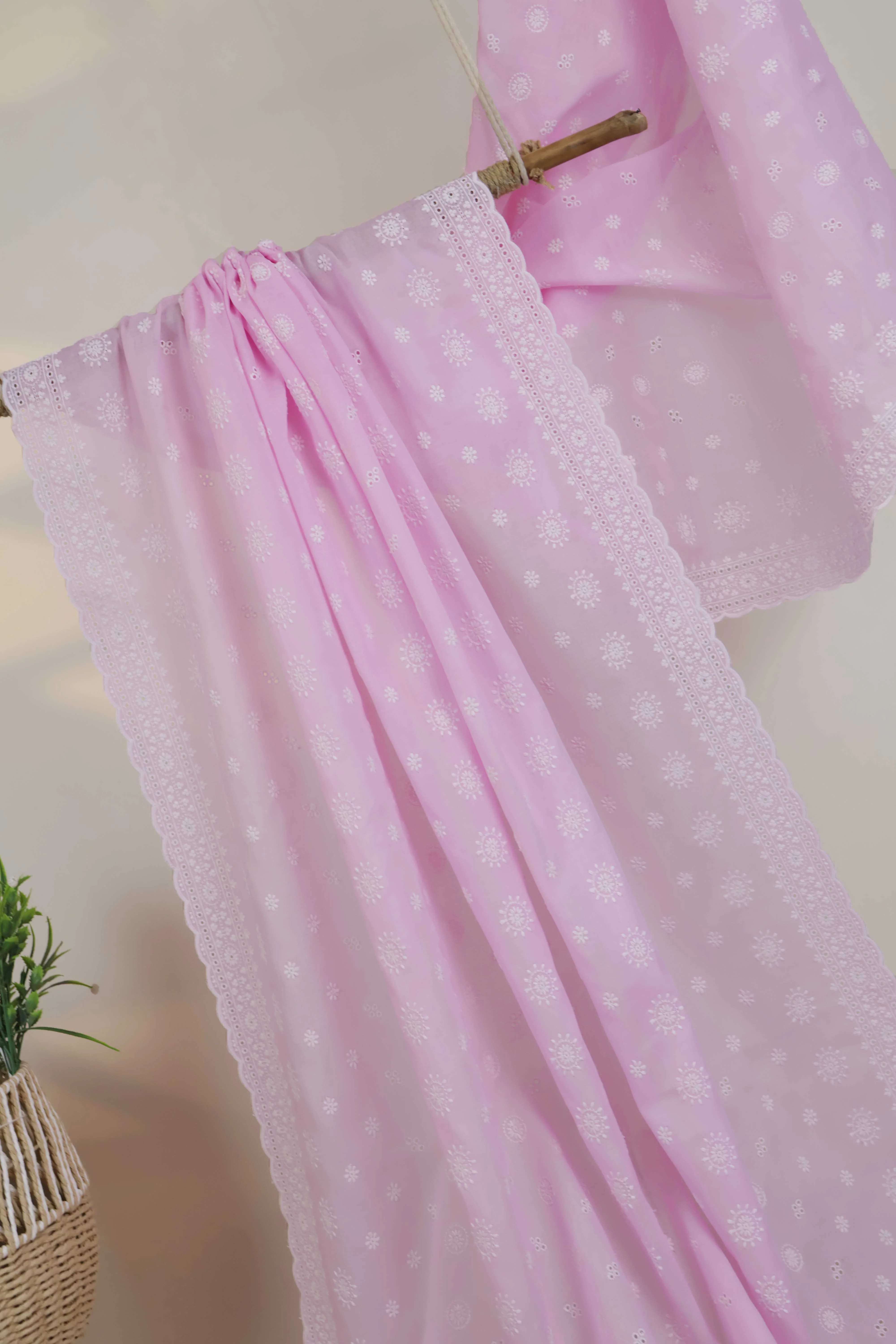 Embroidered Lawn Full Size Shawl 3849G - Image 2