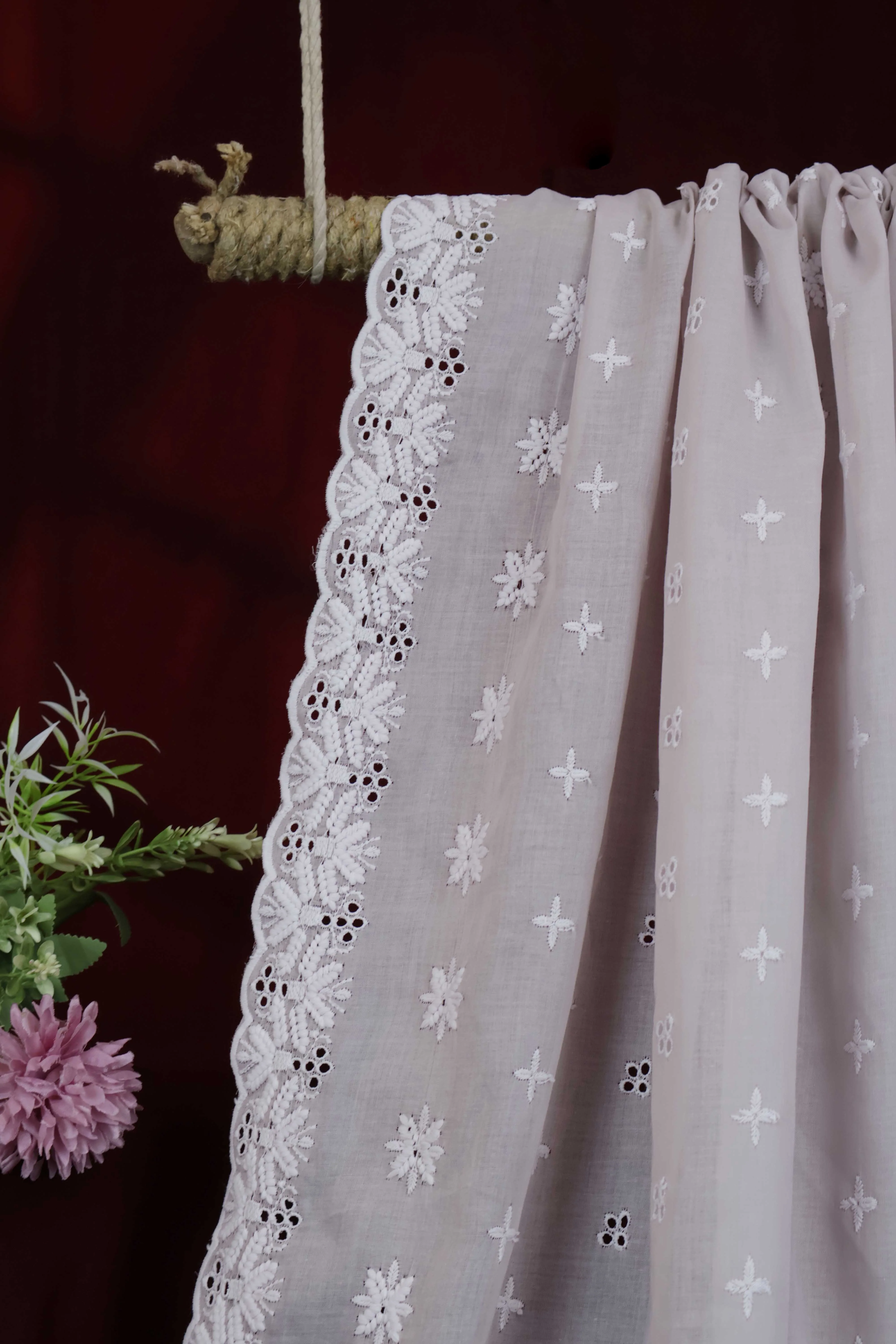 Embroidered Lawn Full Size Shawl 3849N