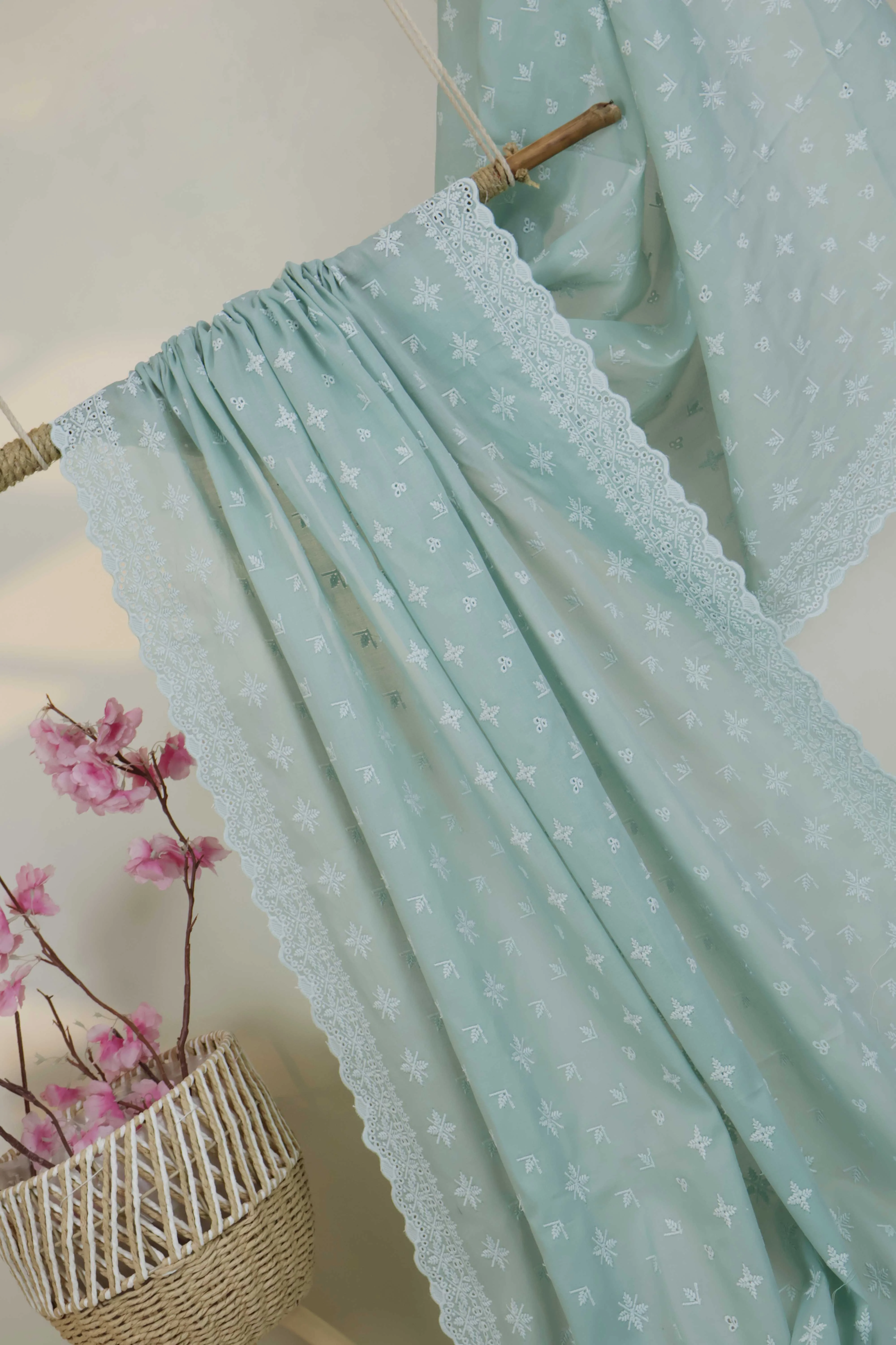 Embroidered Lawn Full Size Shawl 3849P - Image 3