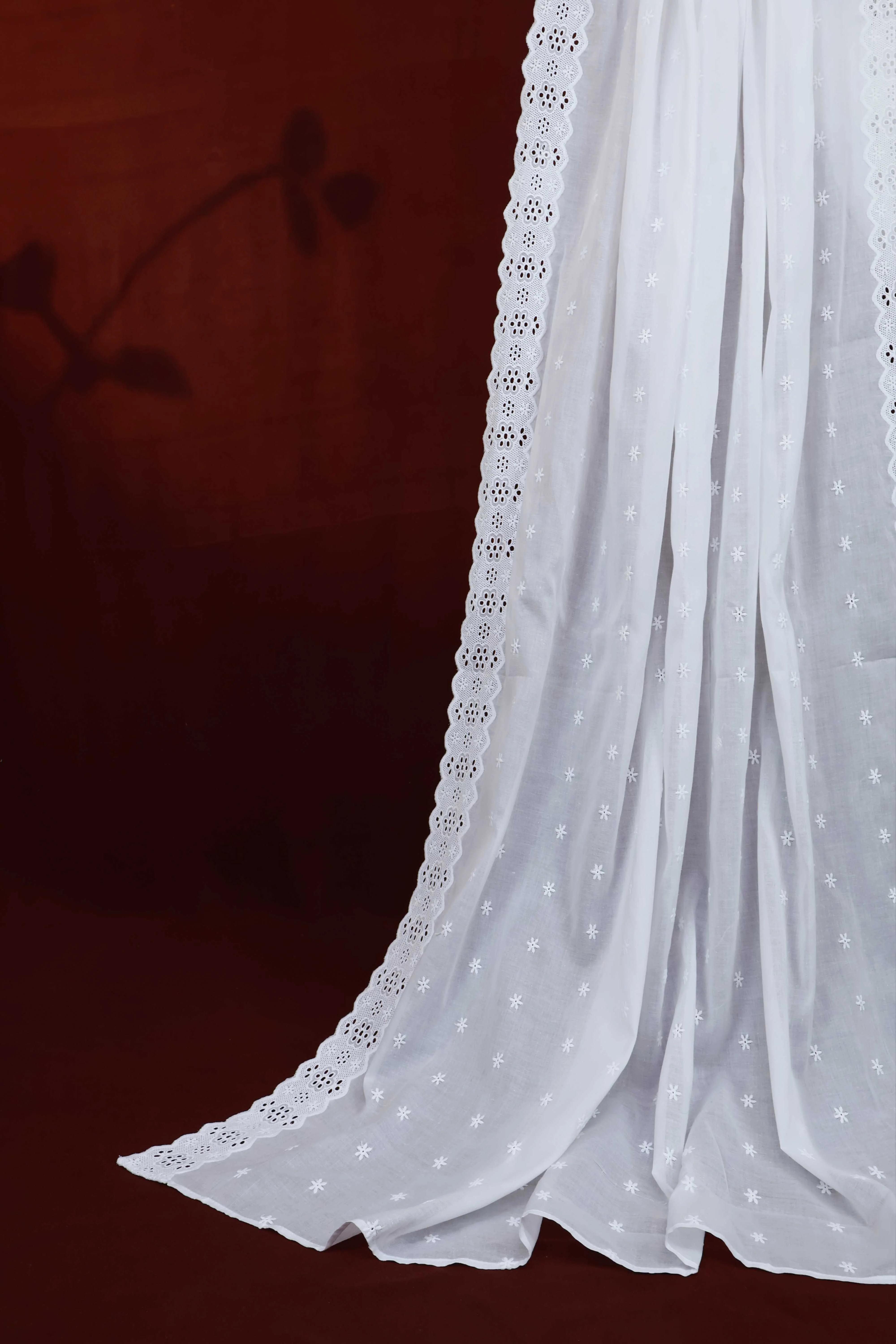 Embroidered Lawn Shawl 1898B - Image 3