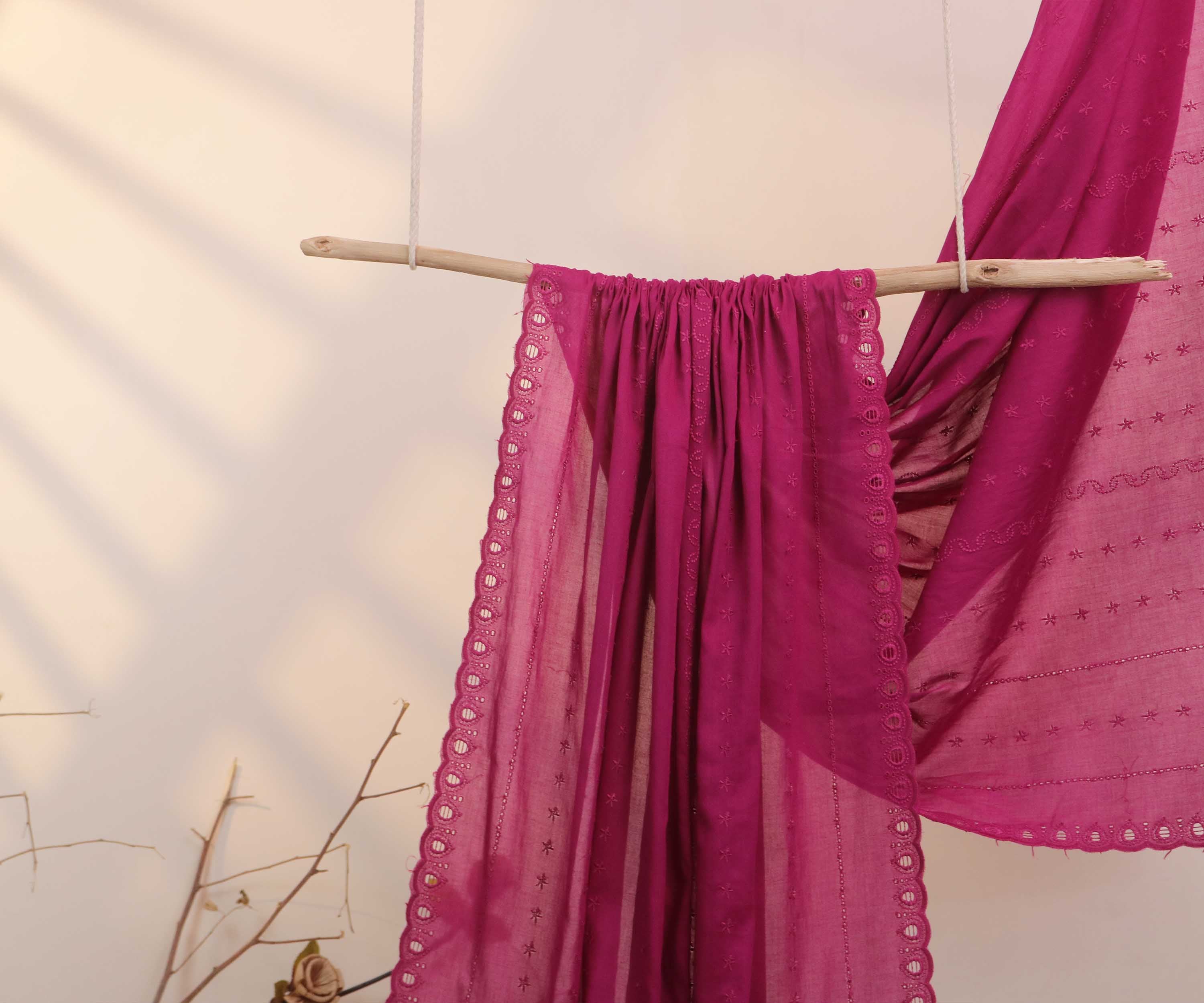 Embroidered Lawn Shawl 2868G - Image 3
