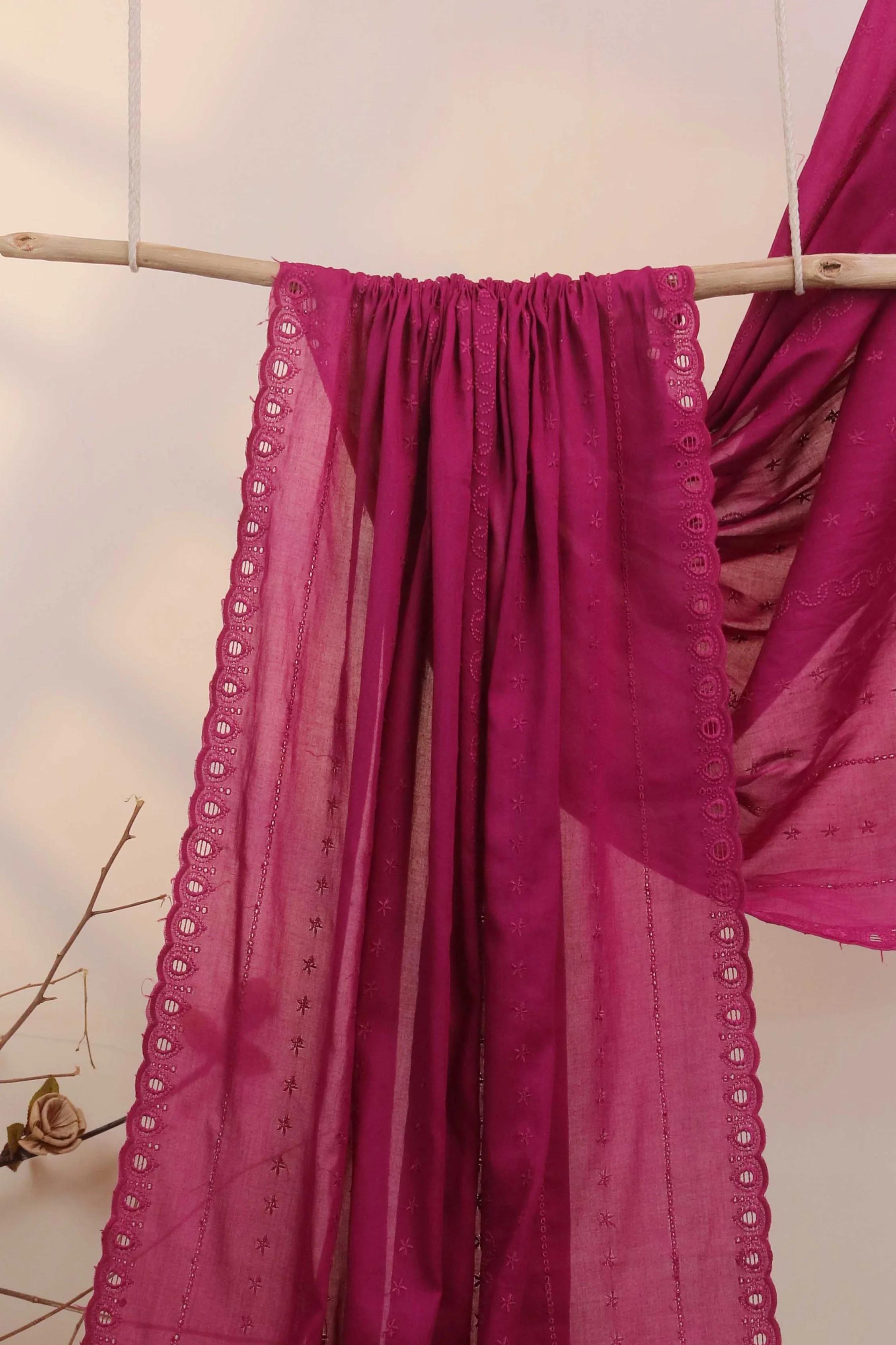 Embroidered Lawn Shawl 2868G - Image 4
