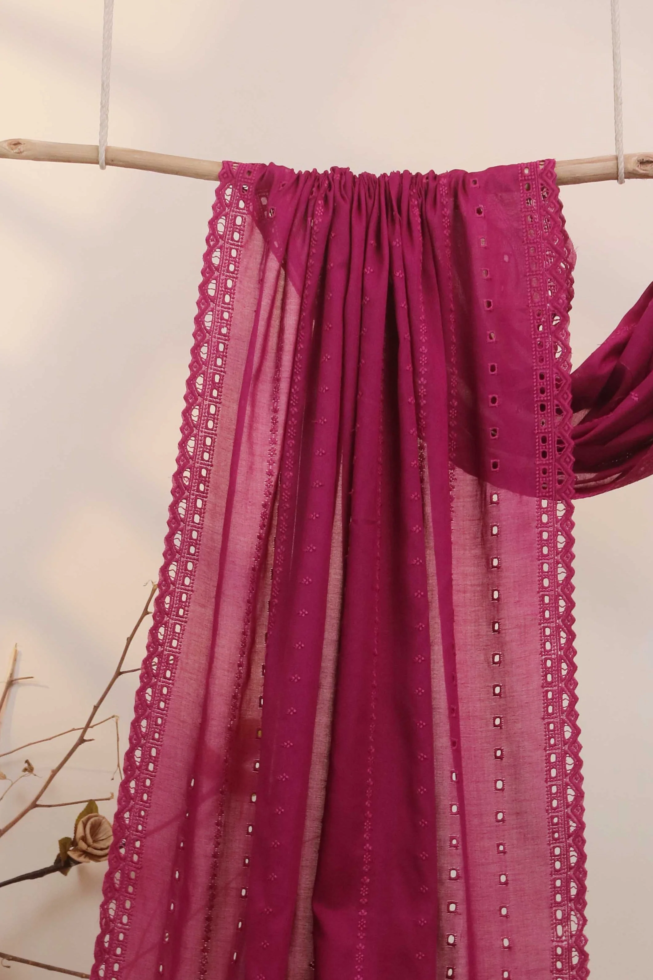 Embroidered Lawn Shawl 2868I - Image 2