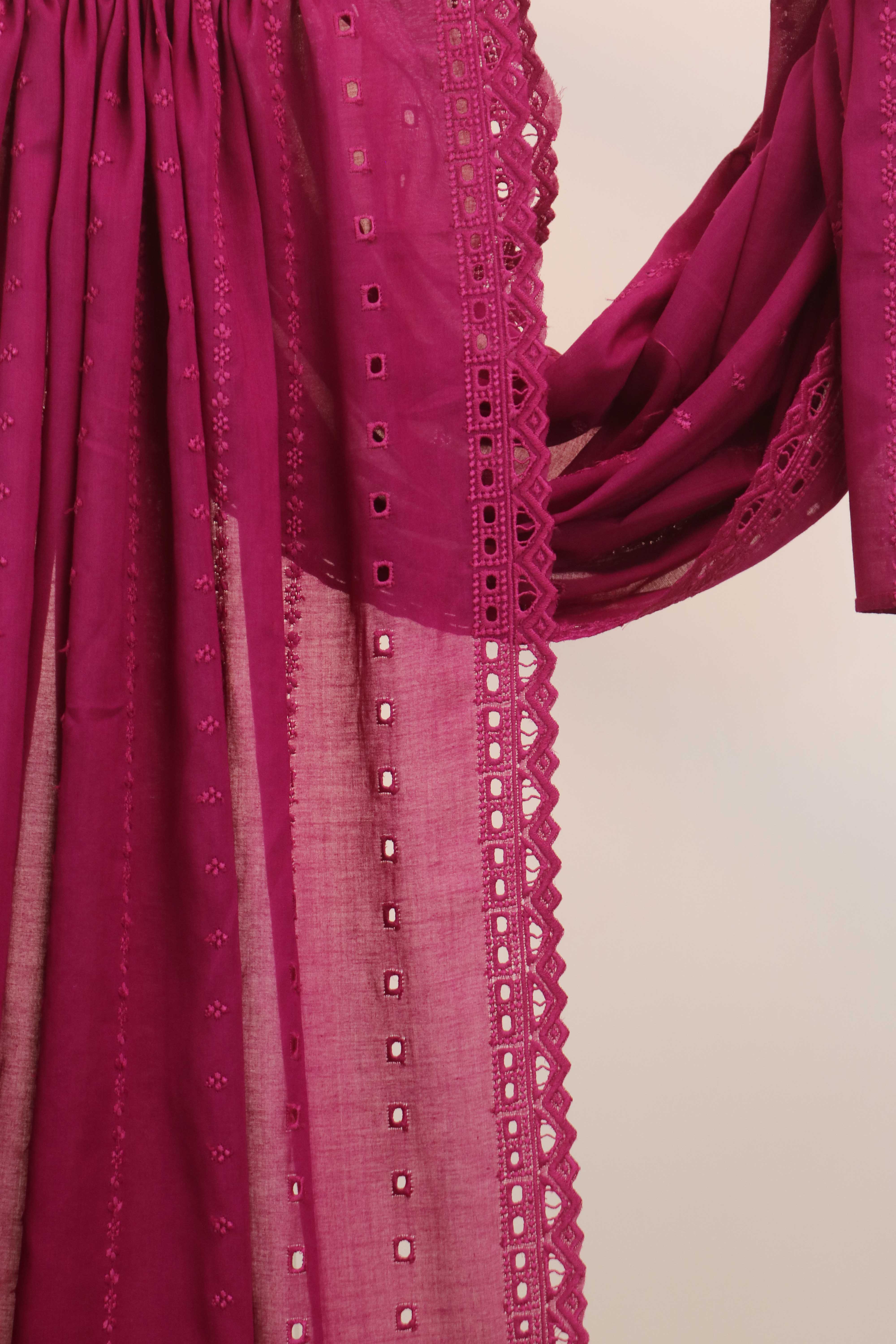 Embroidered Lawn Shawl 2868I - Image 4