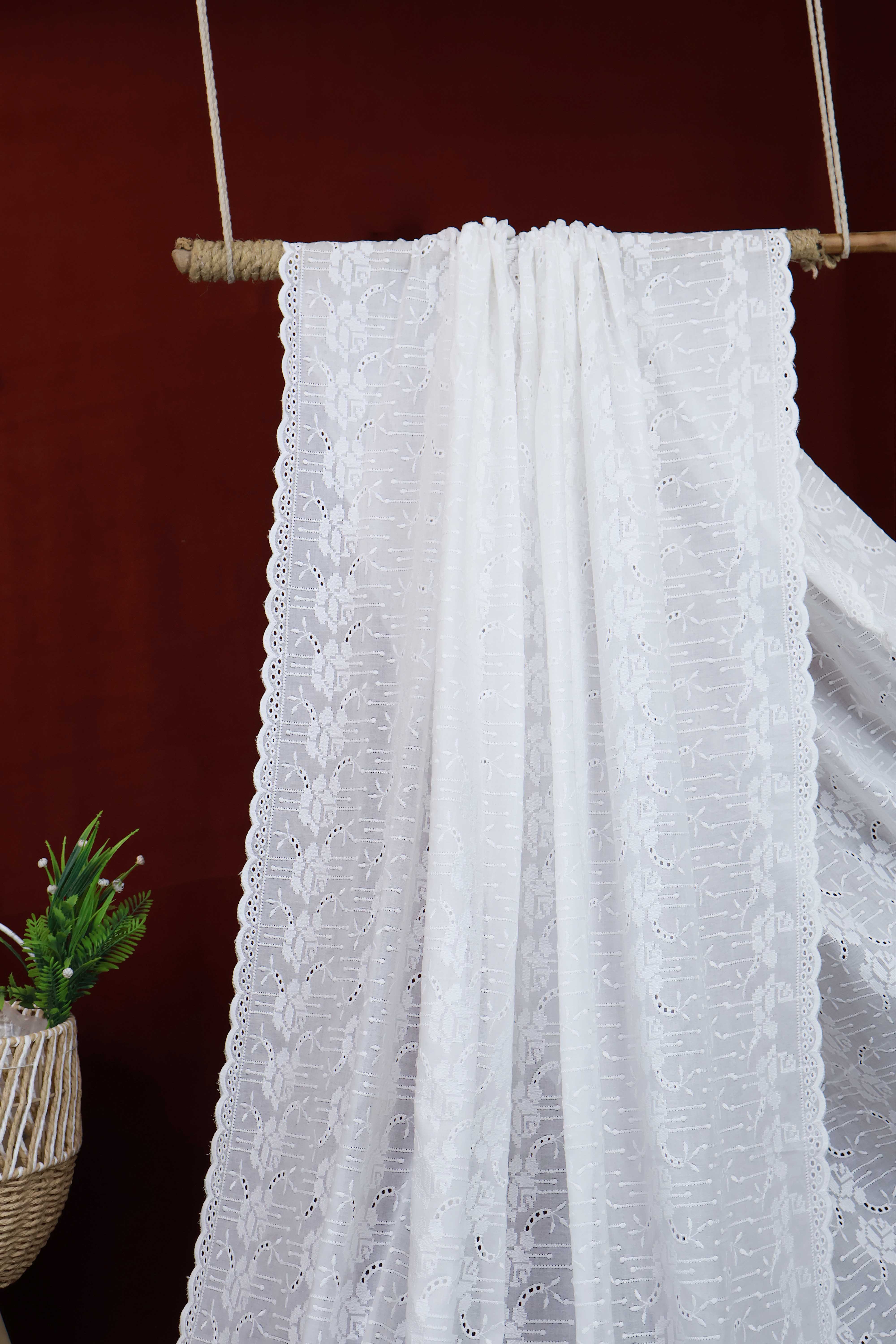 Embroidered Lawn Shawl 3364C - Image 3