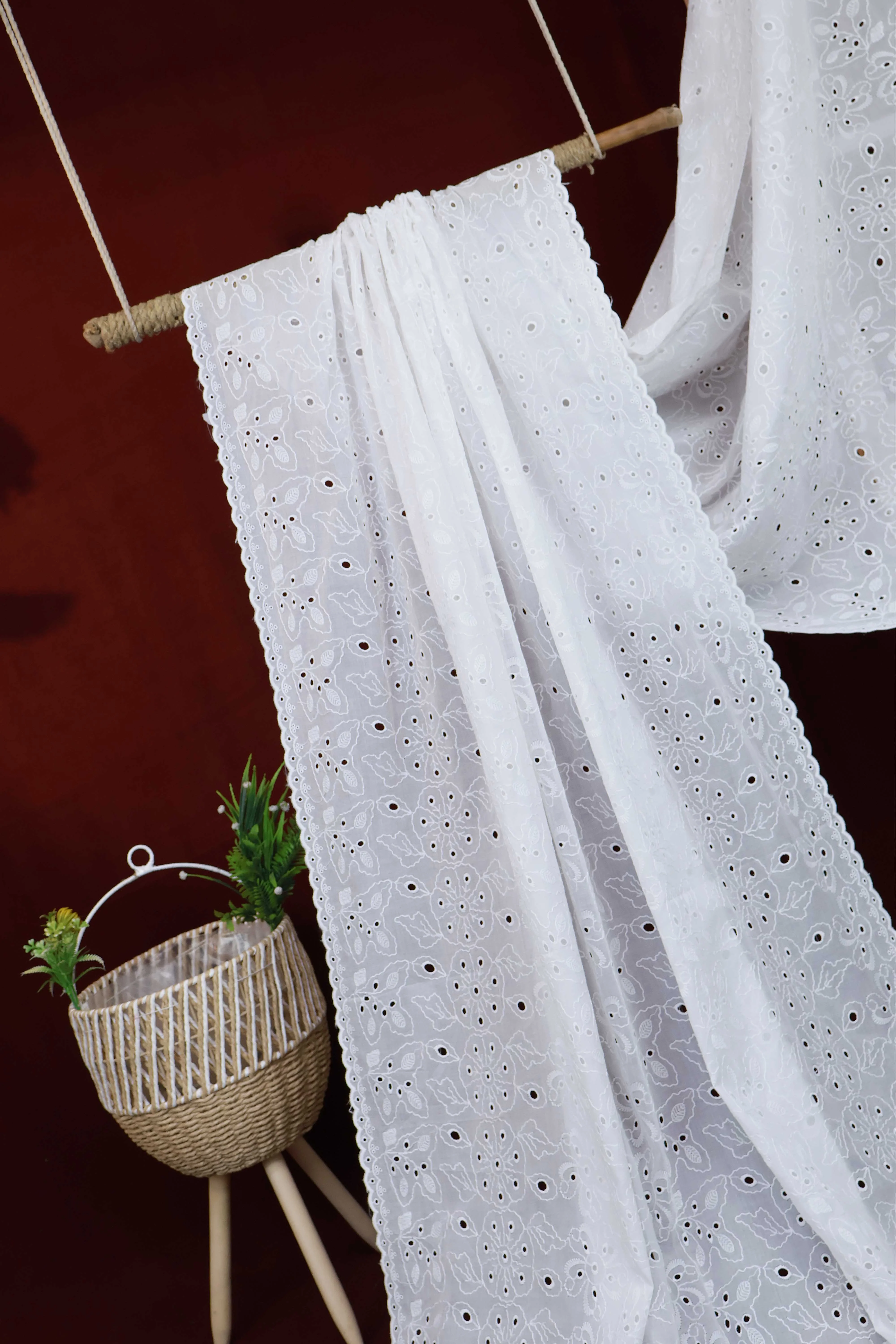 Full Embroidered Lawn Shawl 3500A - Image 4