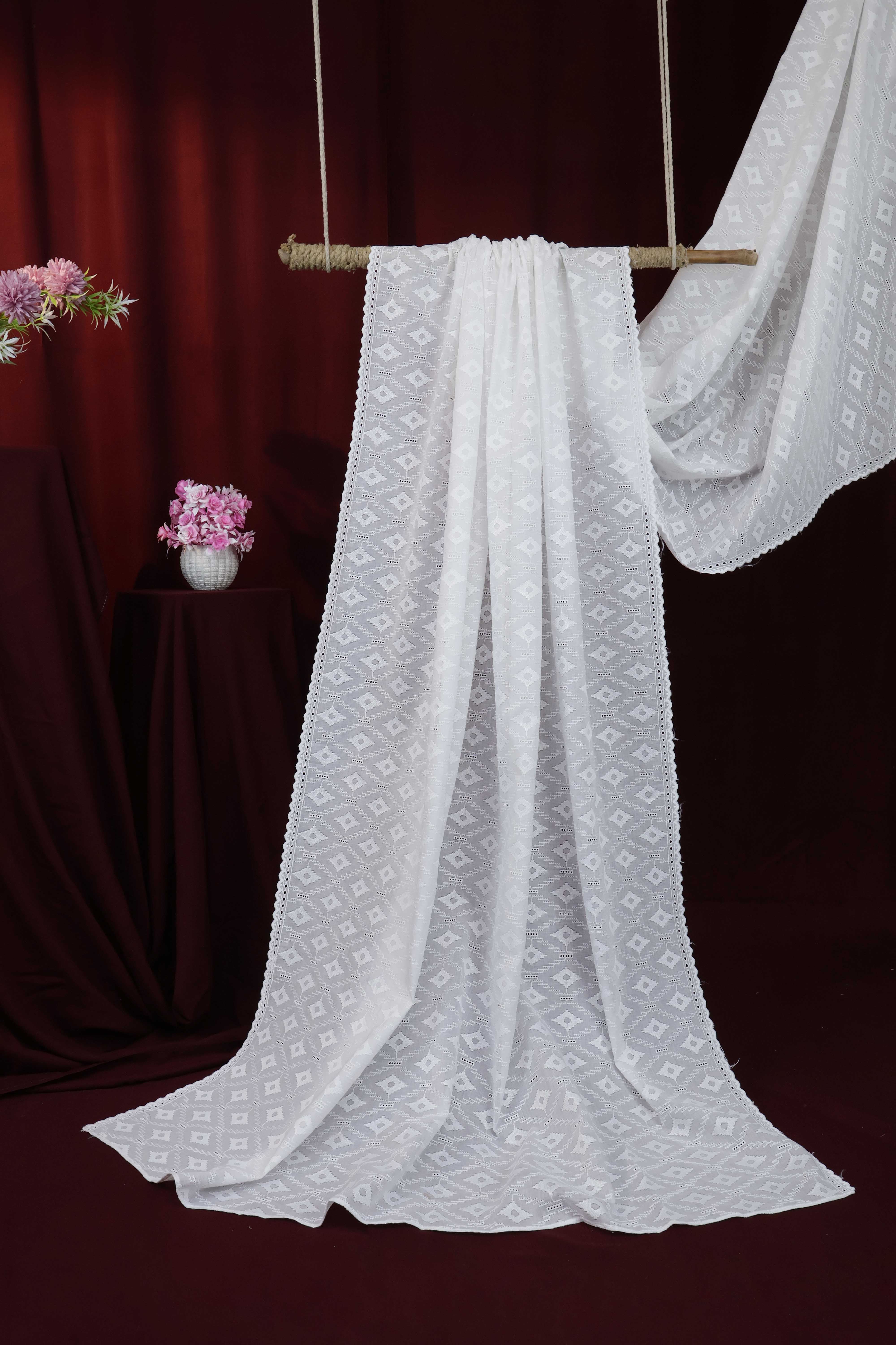 Embroidered Lawn Shawl 3364A - Image 2