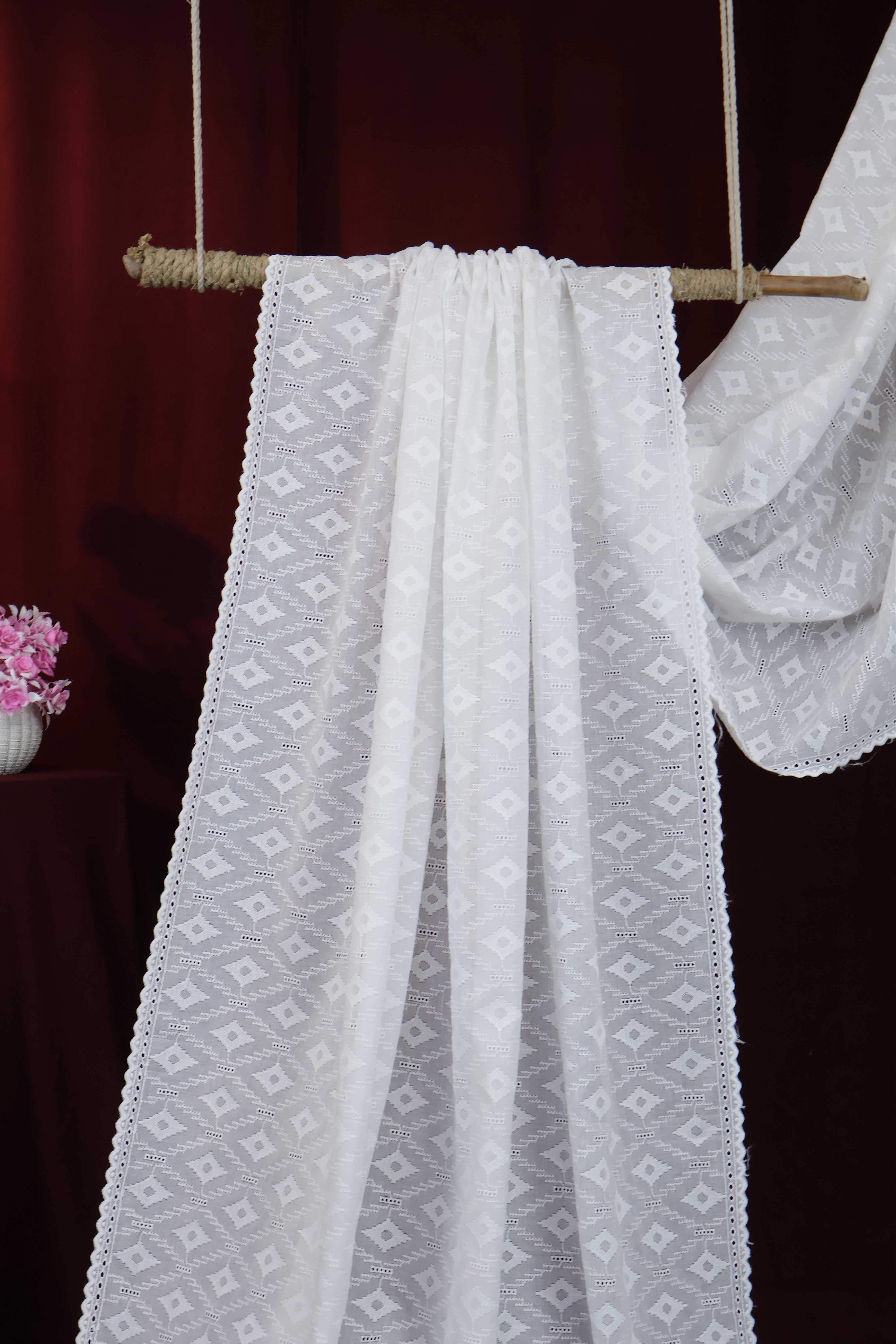 Embroidered Lawn Shawl 3364A - Image 6