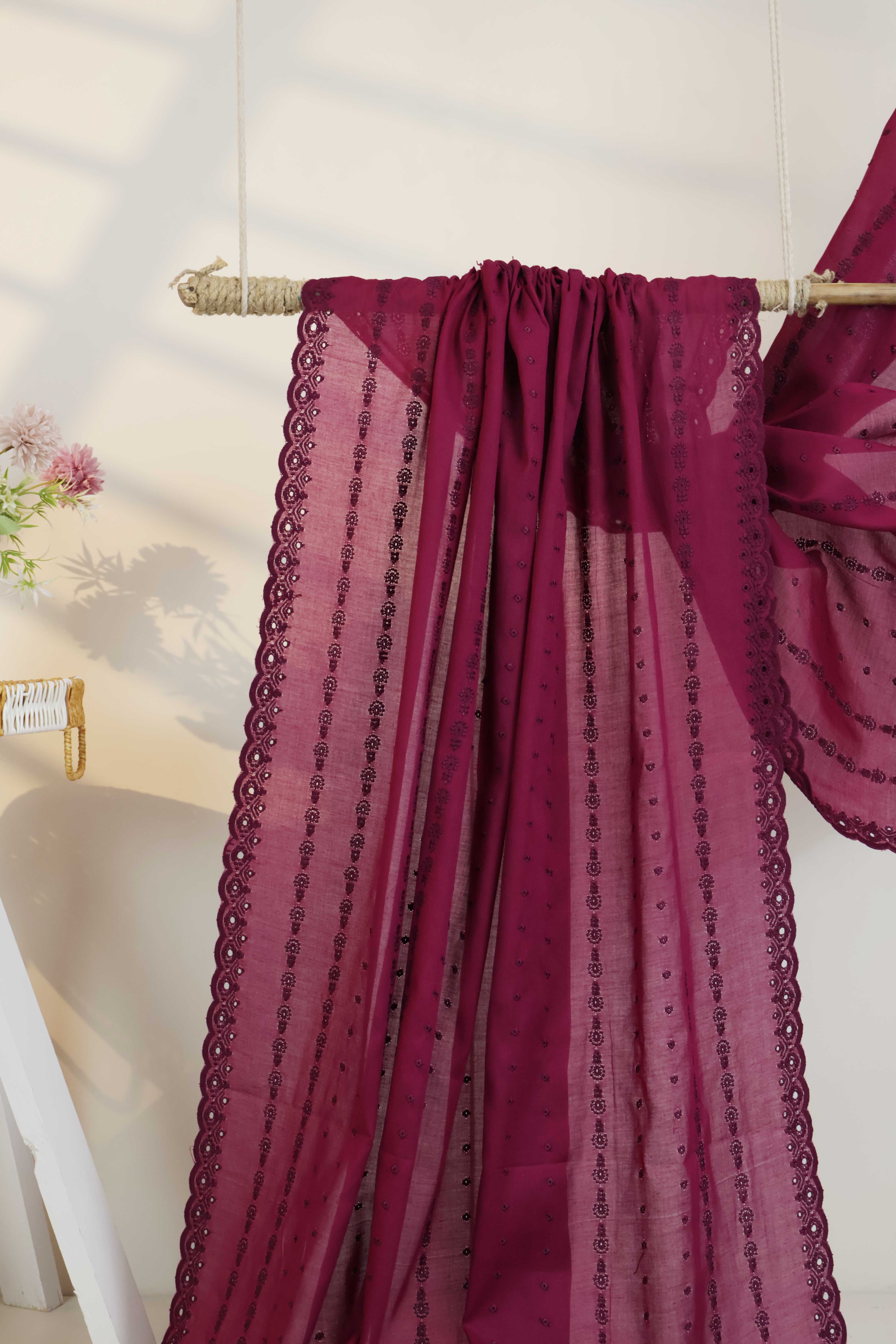 Embroidered Lawn Shawl 3787DD