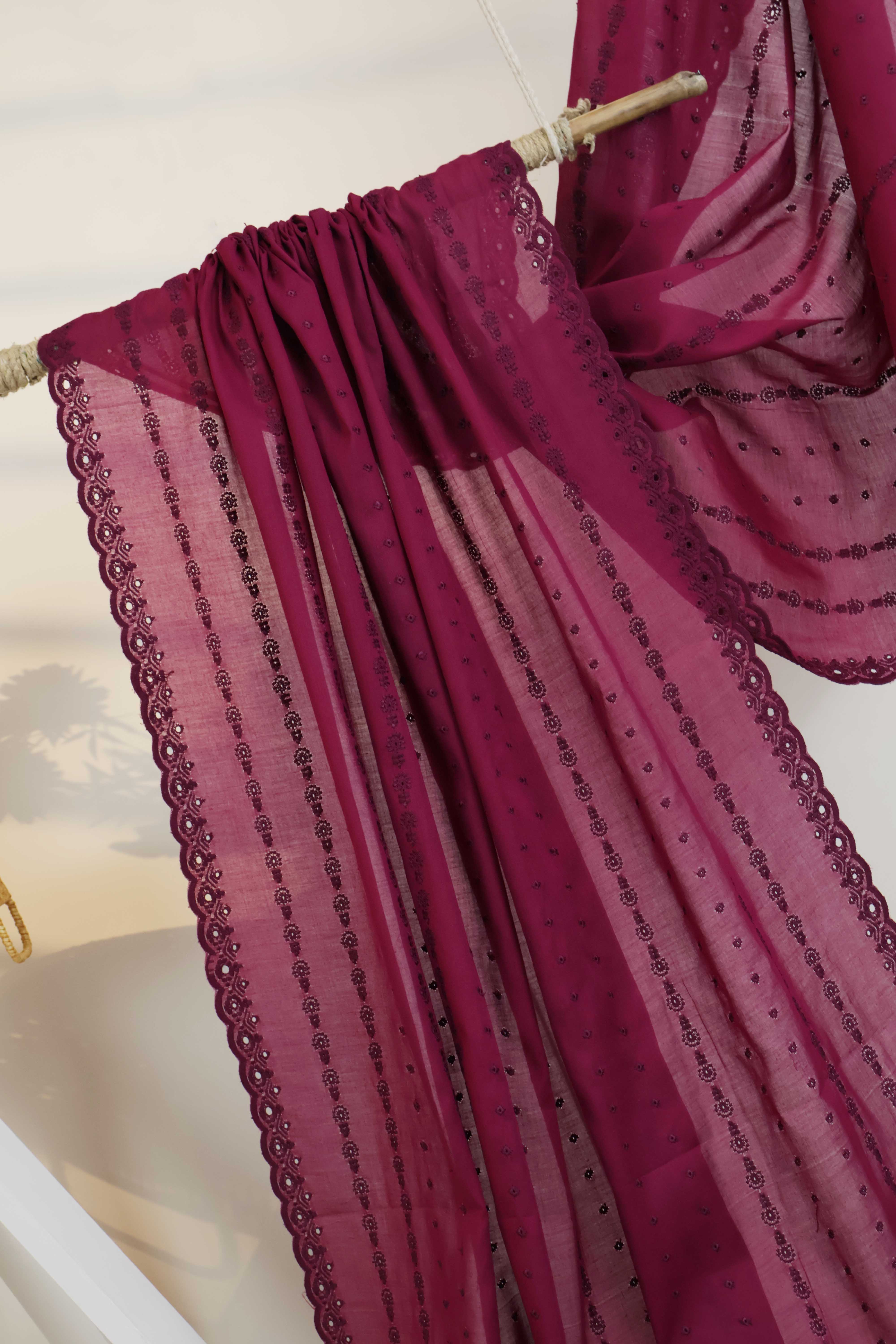 Embroidered Lawn Shawl 3787DD - Image 3