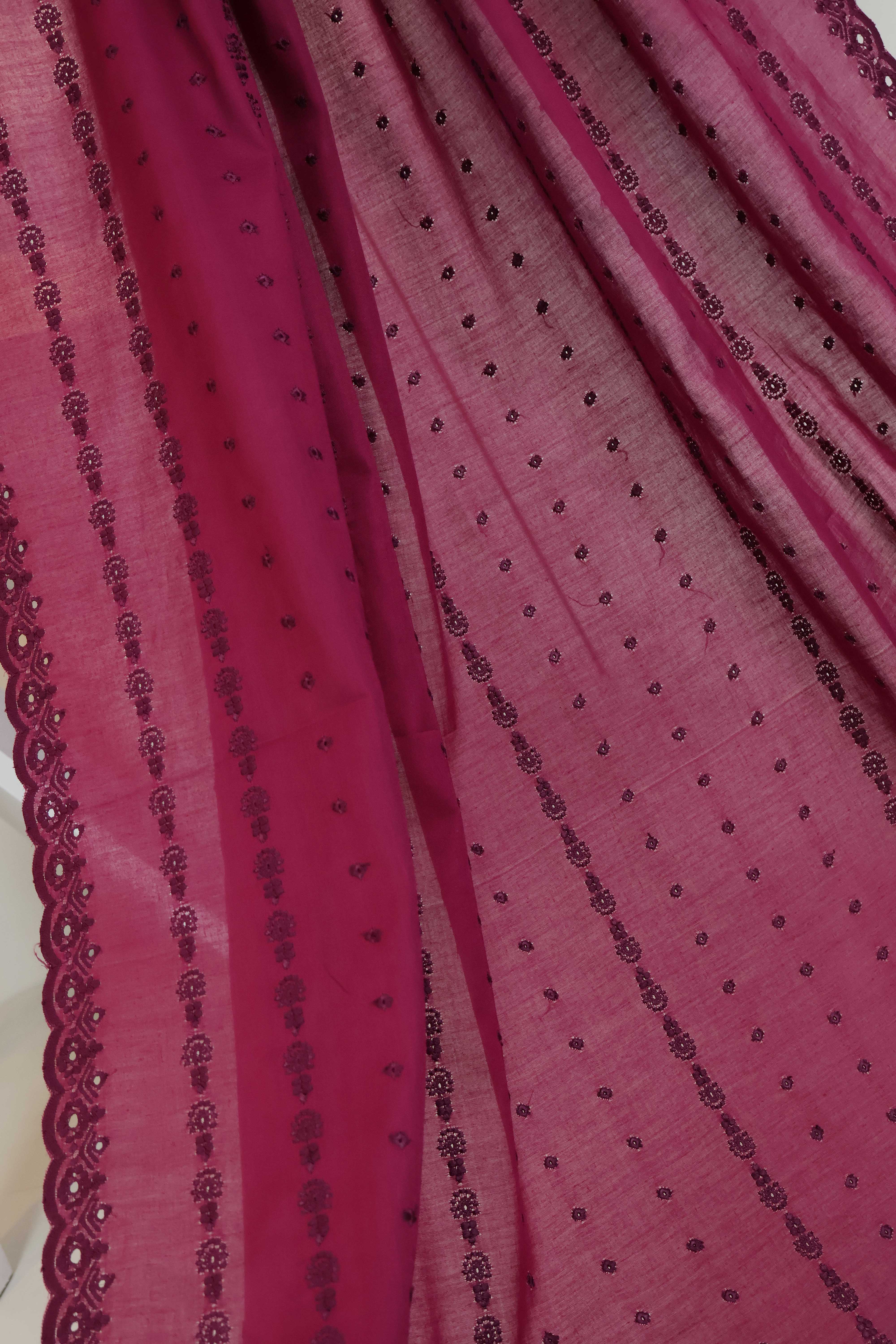 Embroidered Lawn Shawl 3787DD - Image 6