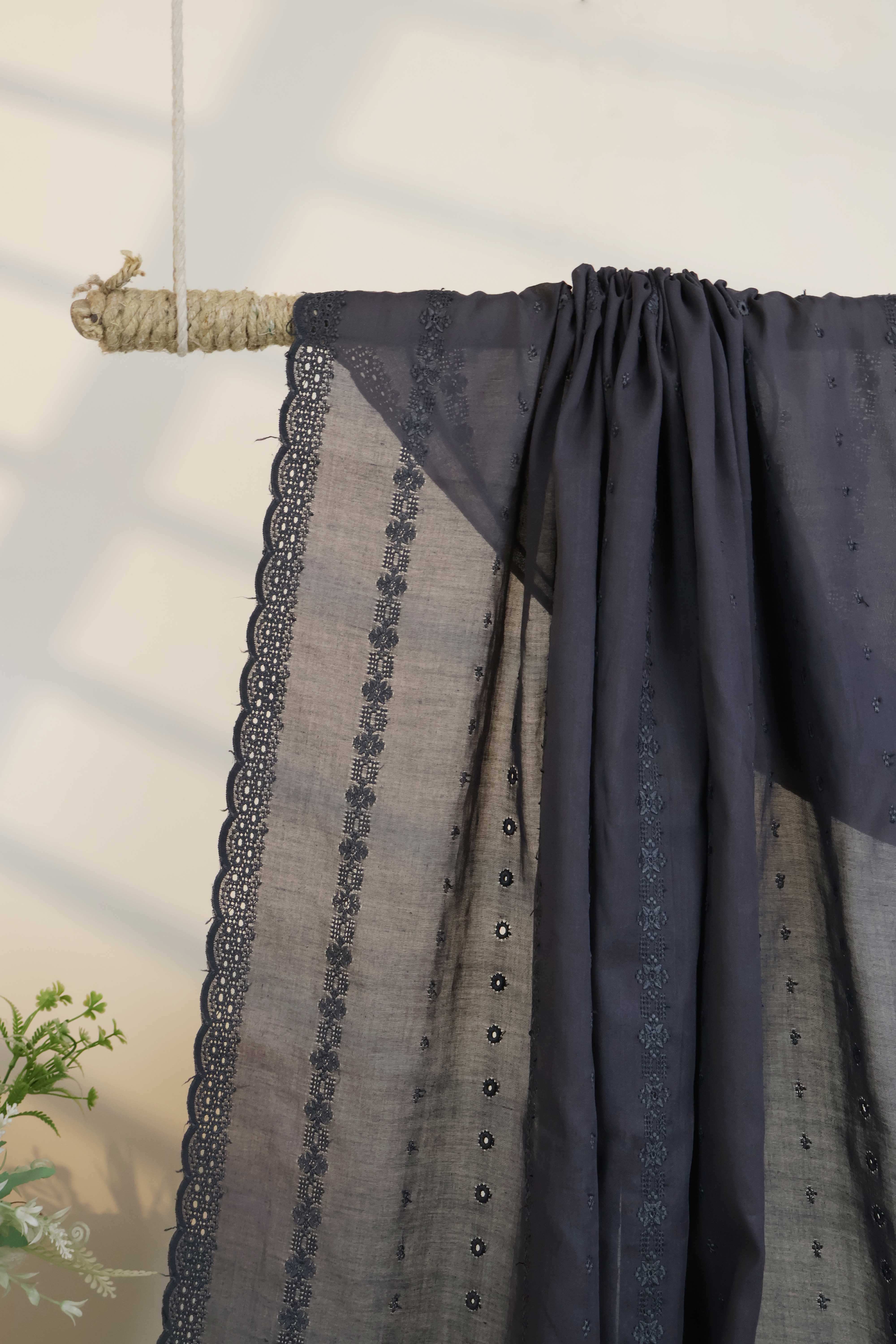 Embroidered Lawn Shawl 3787II