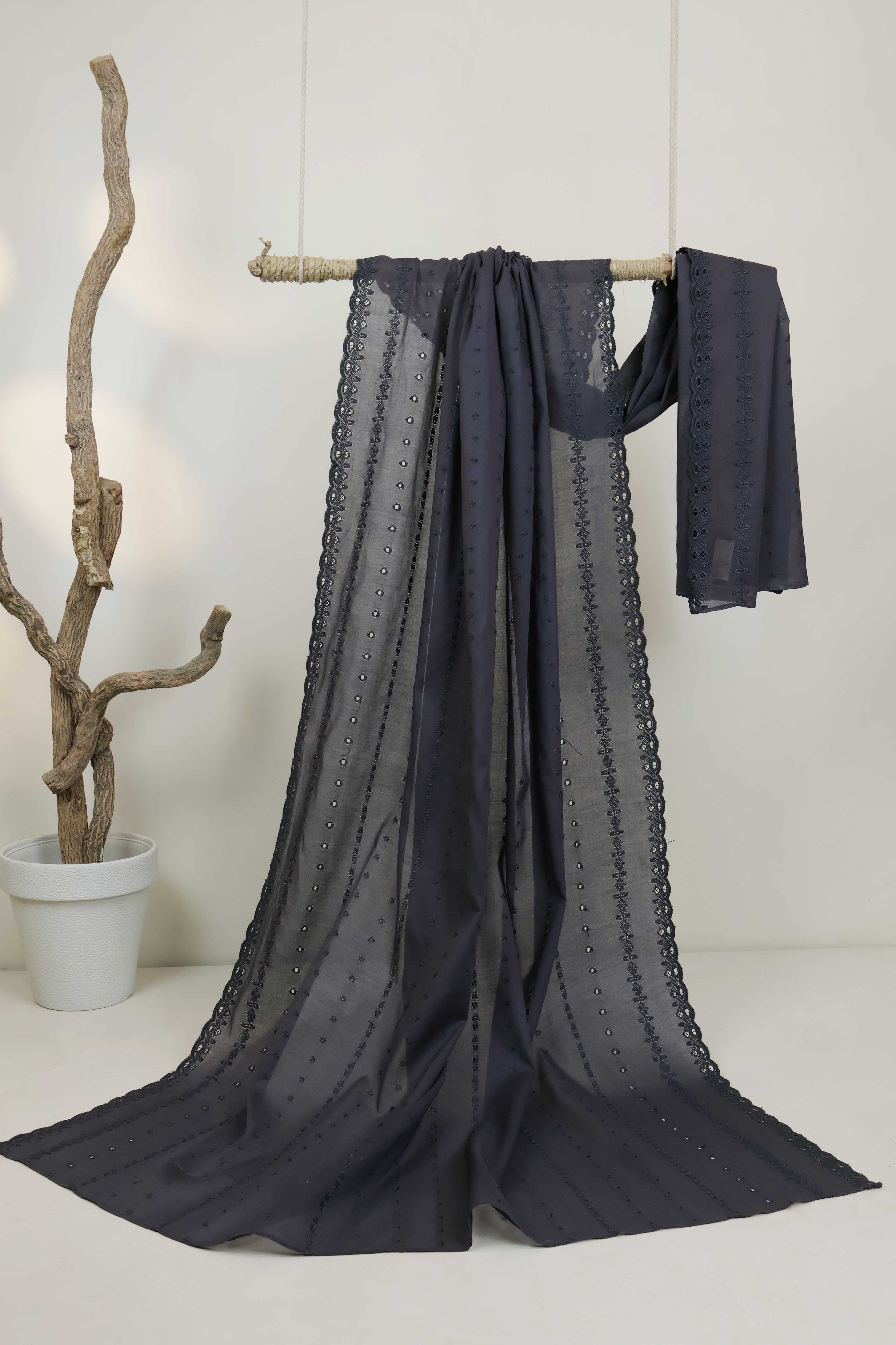 Embroidered Lawn Shawl 3787K - Image 2