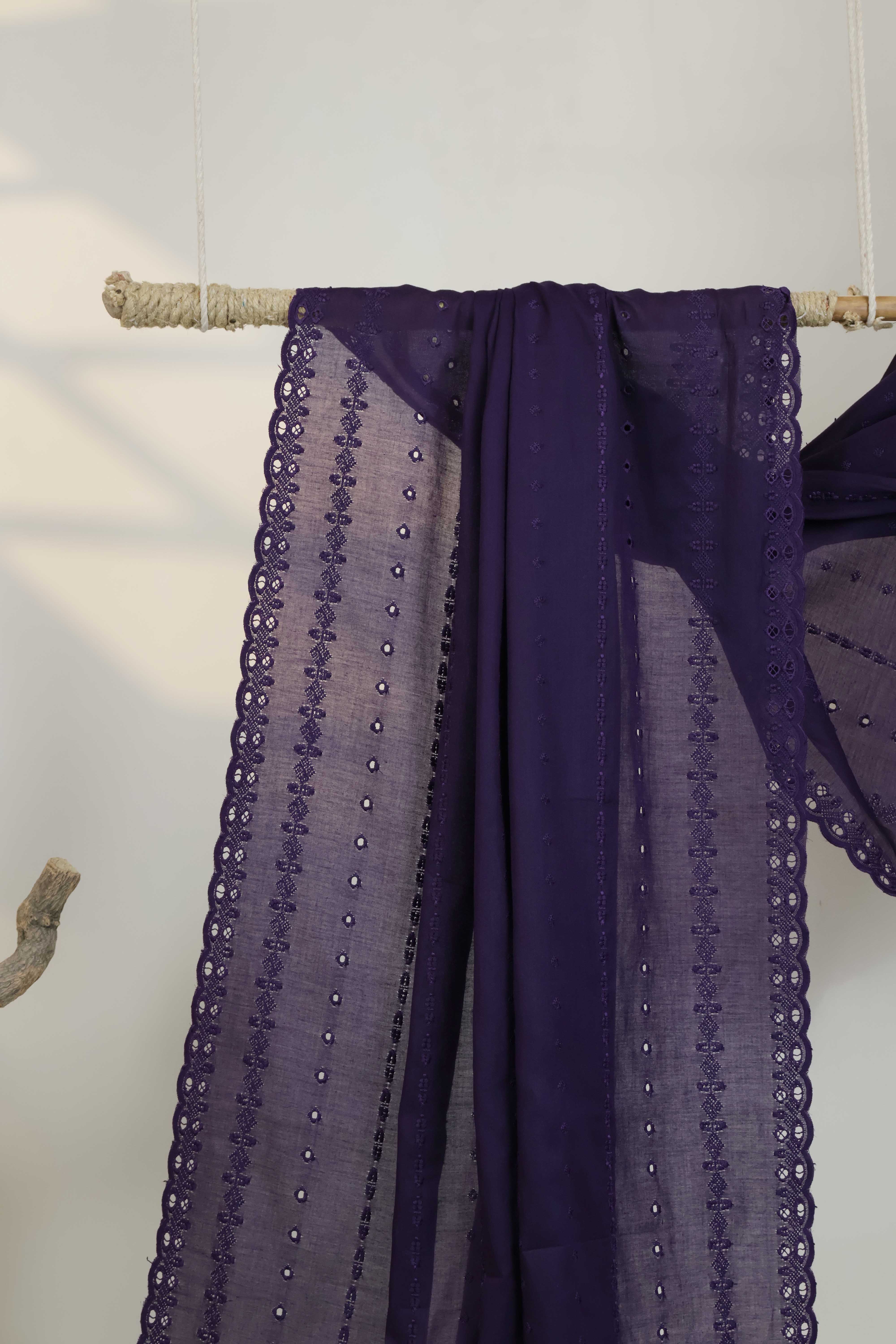 Embroidered Lawn Shawl 3787QQ - Image 3