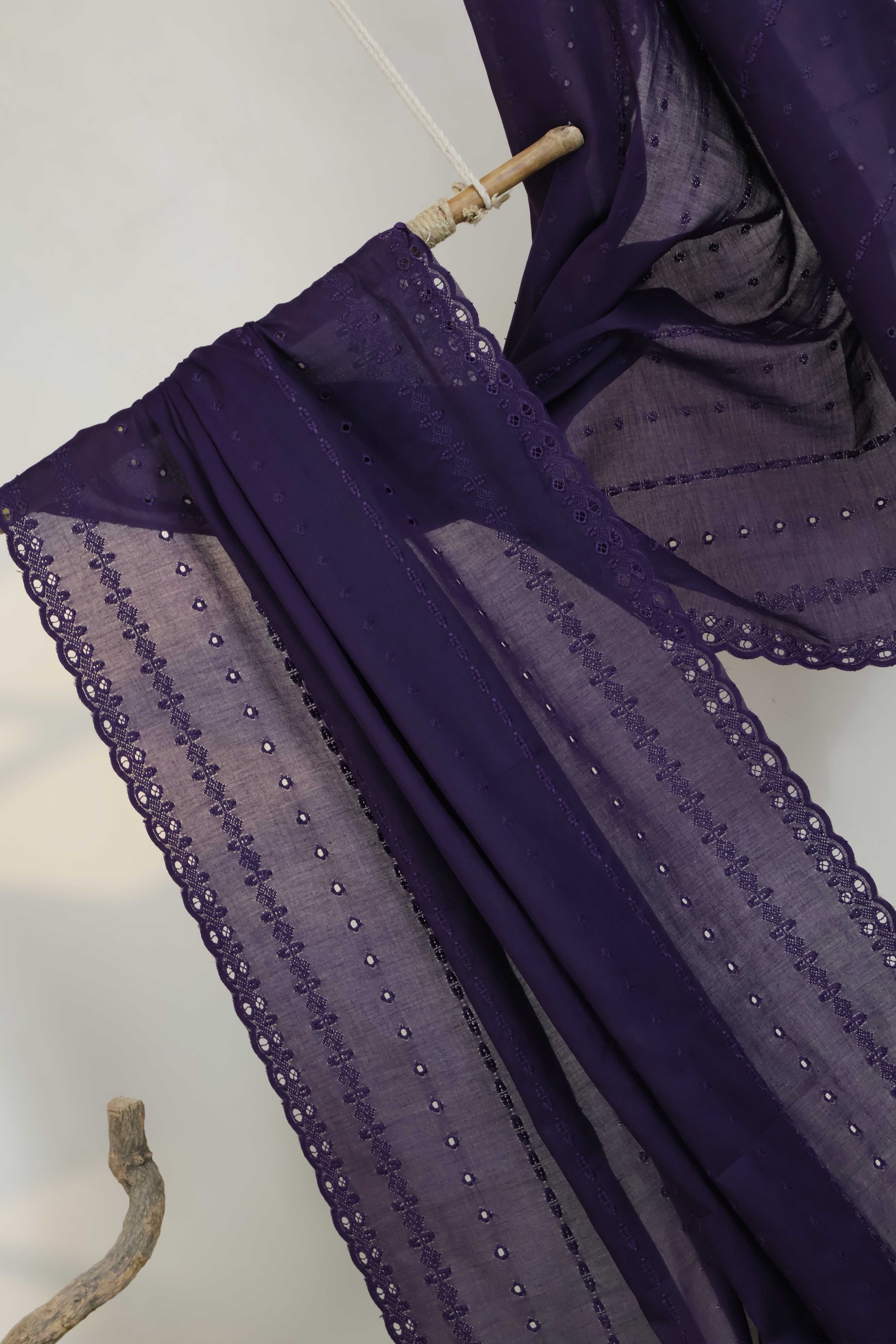 Embroidered Lawn Shawl 3787QQ - Image 4